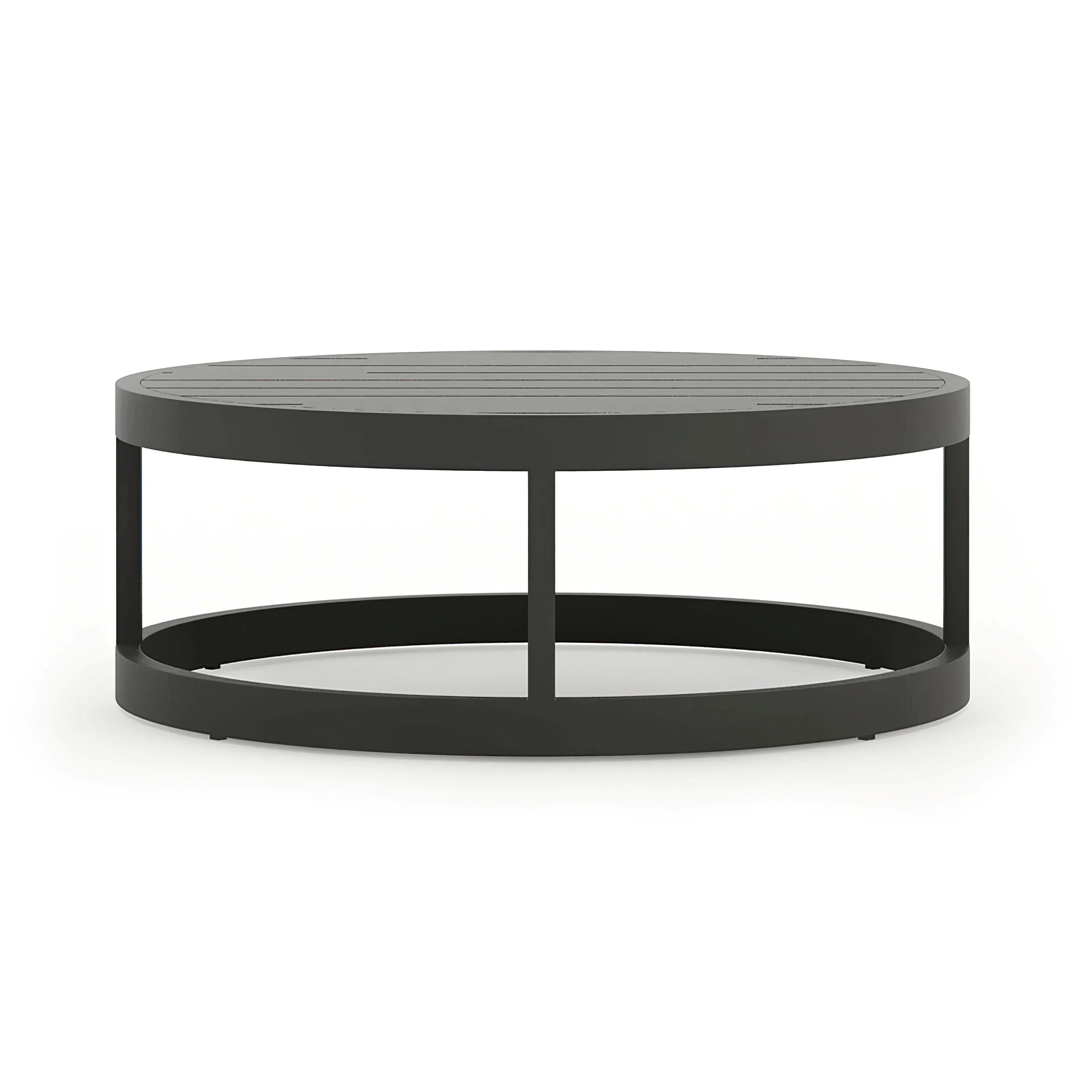 Avion Round Coffee Table#Finish_Slate