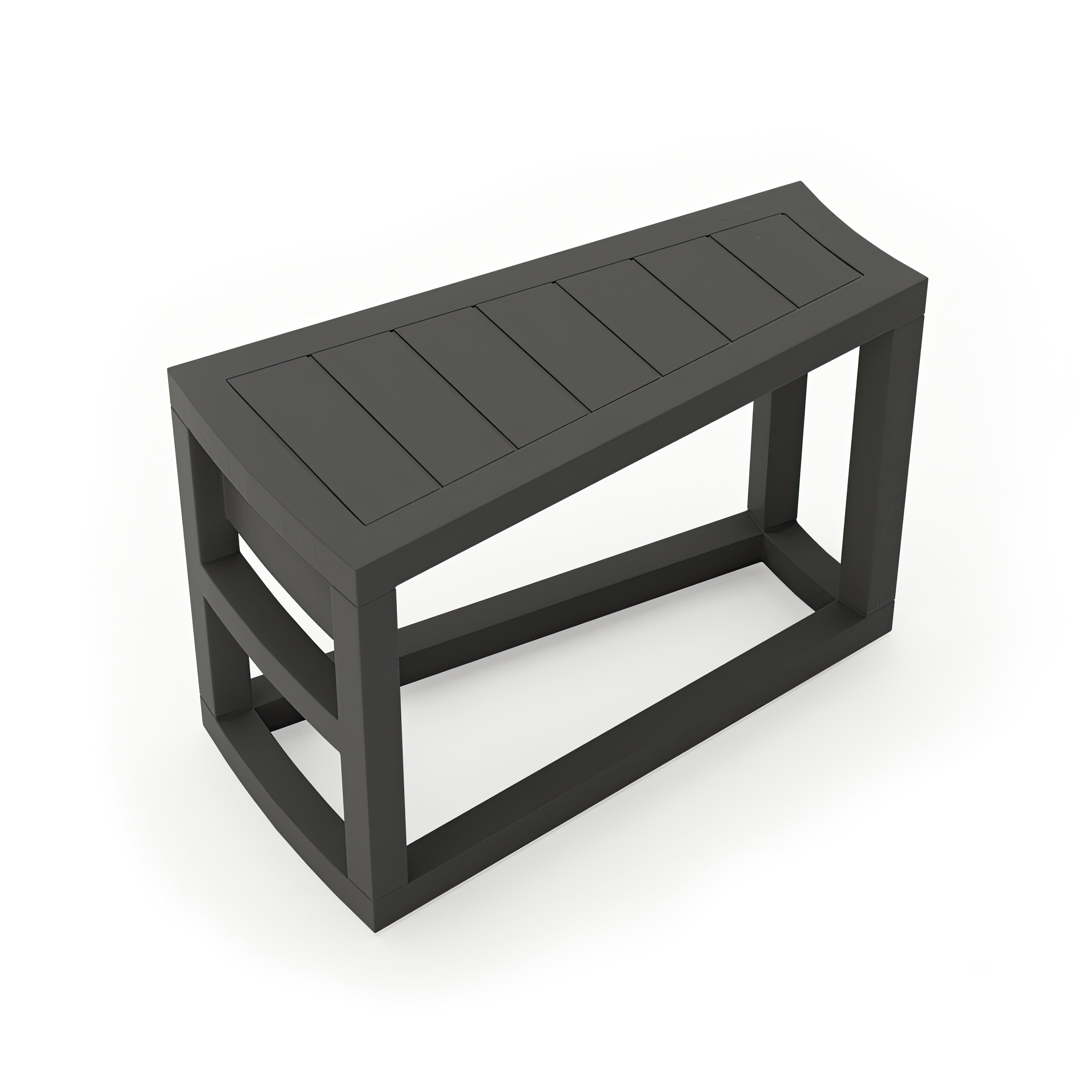 Avion Wedge End Table#Finish_Slate