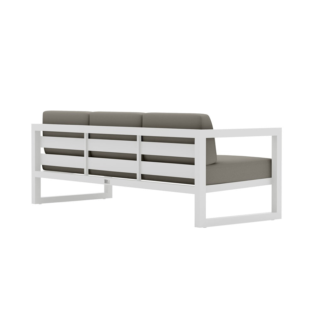 Avion Sofa#Finish_White#Fabric_Canvas Charcoal