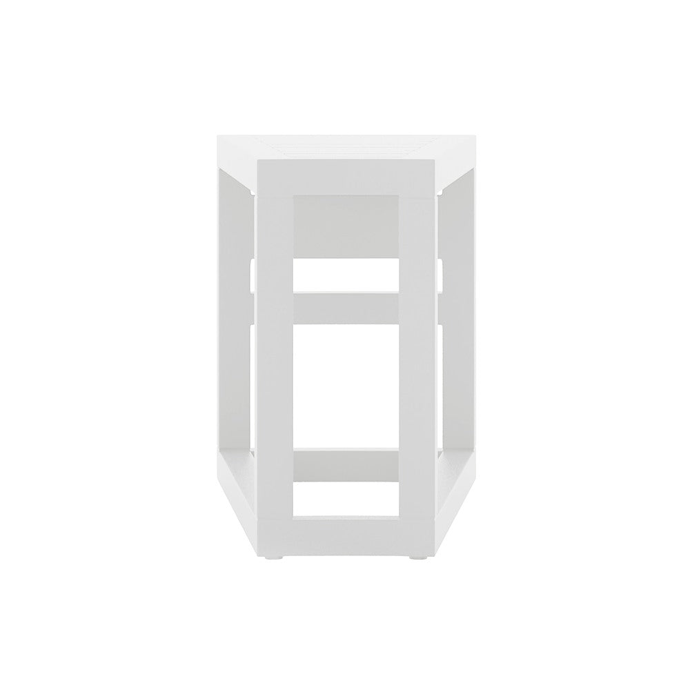 Avion Wedge End Table#Finish_White