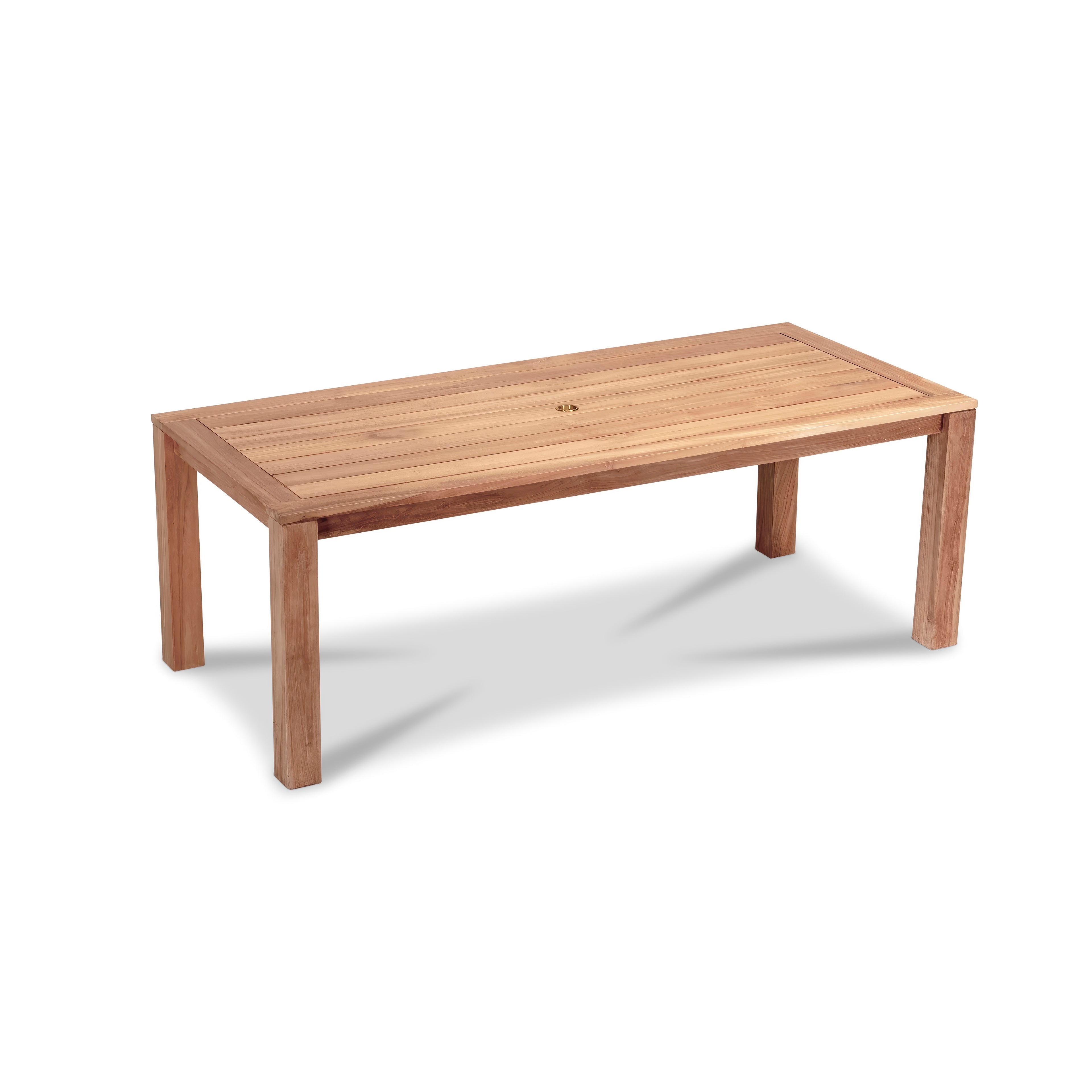 Classic Teak 87" Rectangle Dining Table