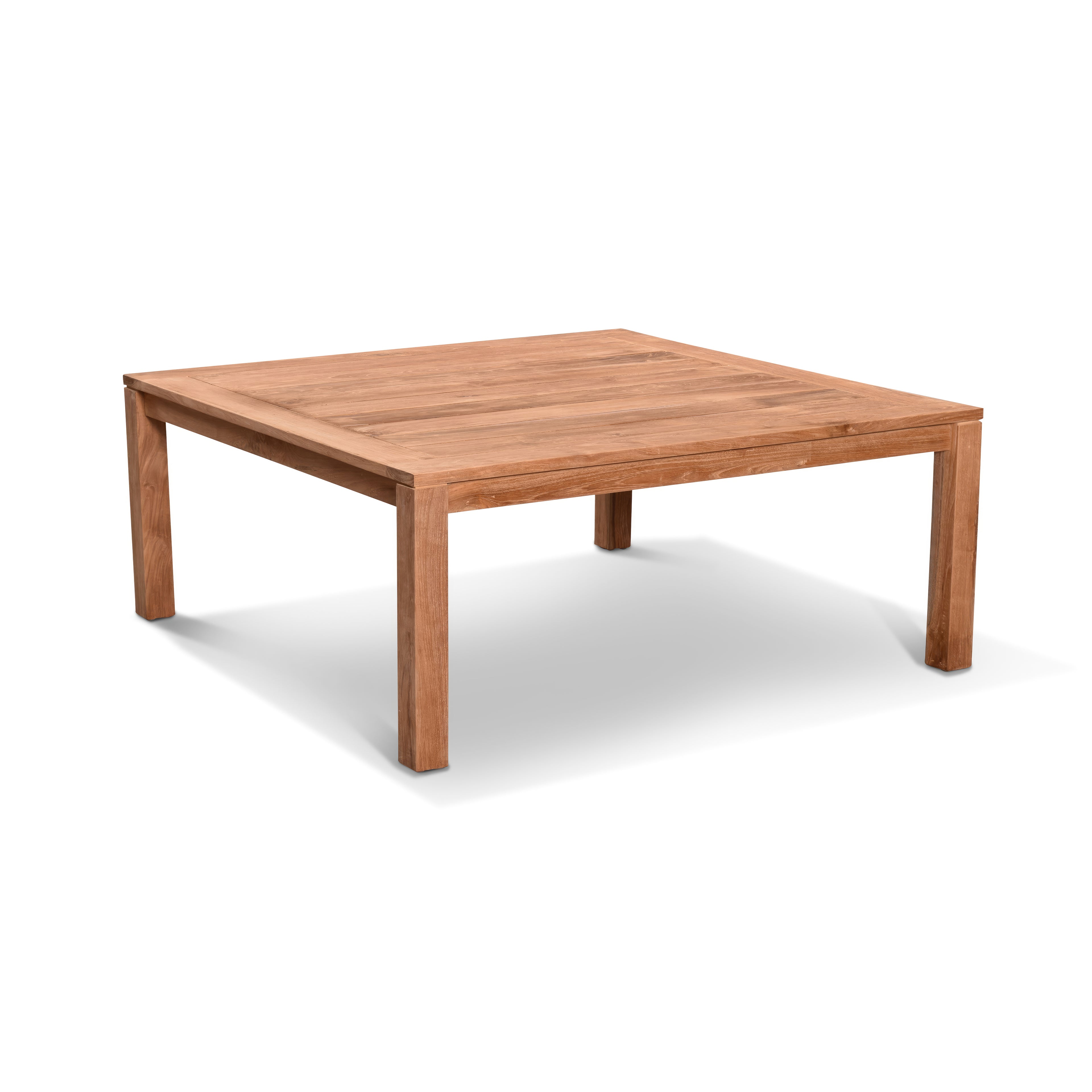 Classic Teak 44" Square Coffee Table