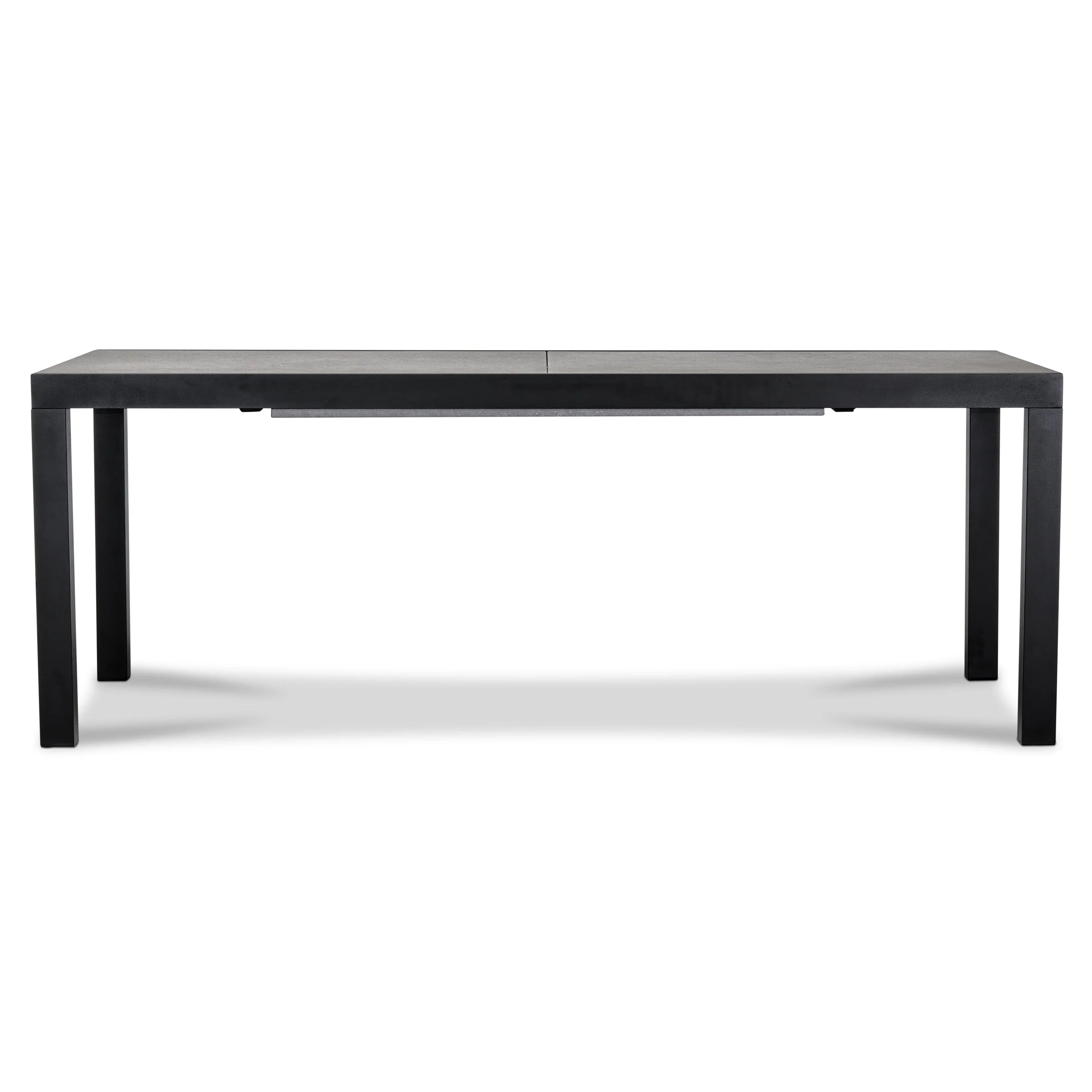 Pacifica 13 Piece Aluminum Extendable Dining Set#Finish_Black