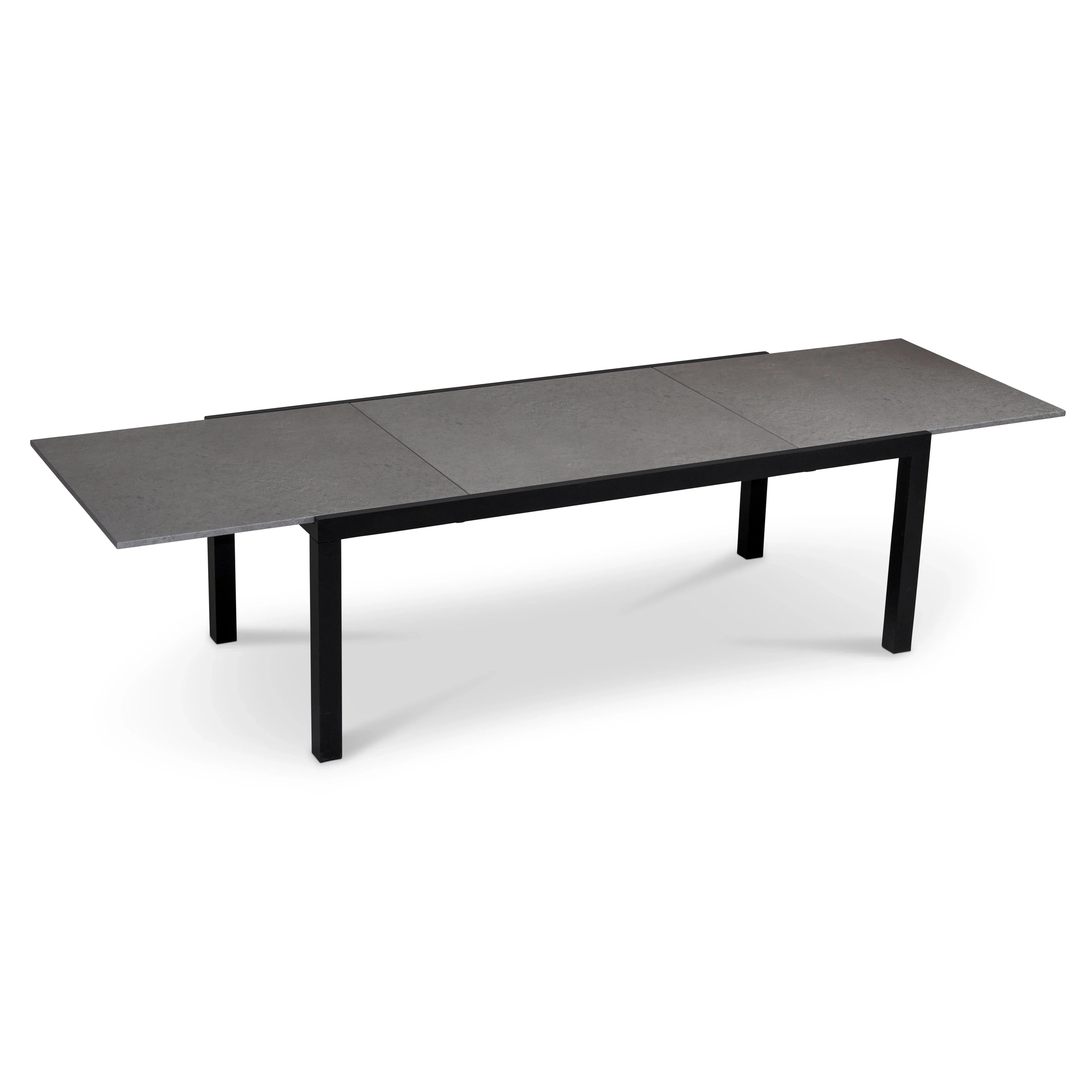 Pacifica 9 Piece Extendable Dining Set#Finish_Black