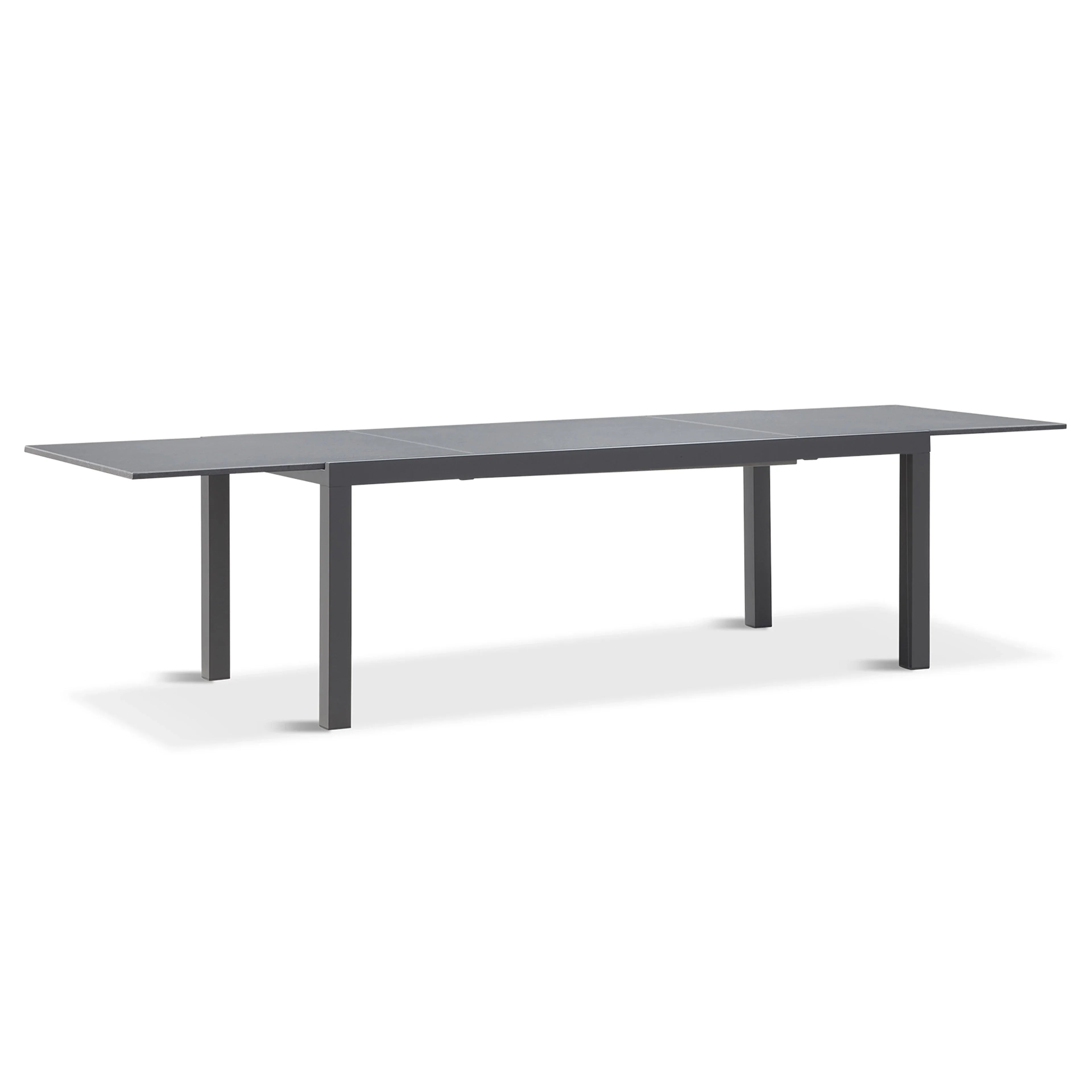 Pacifica 13 Piece Aluminum Extendable Dining Set#Finish_Slate