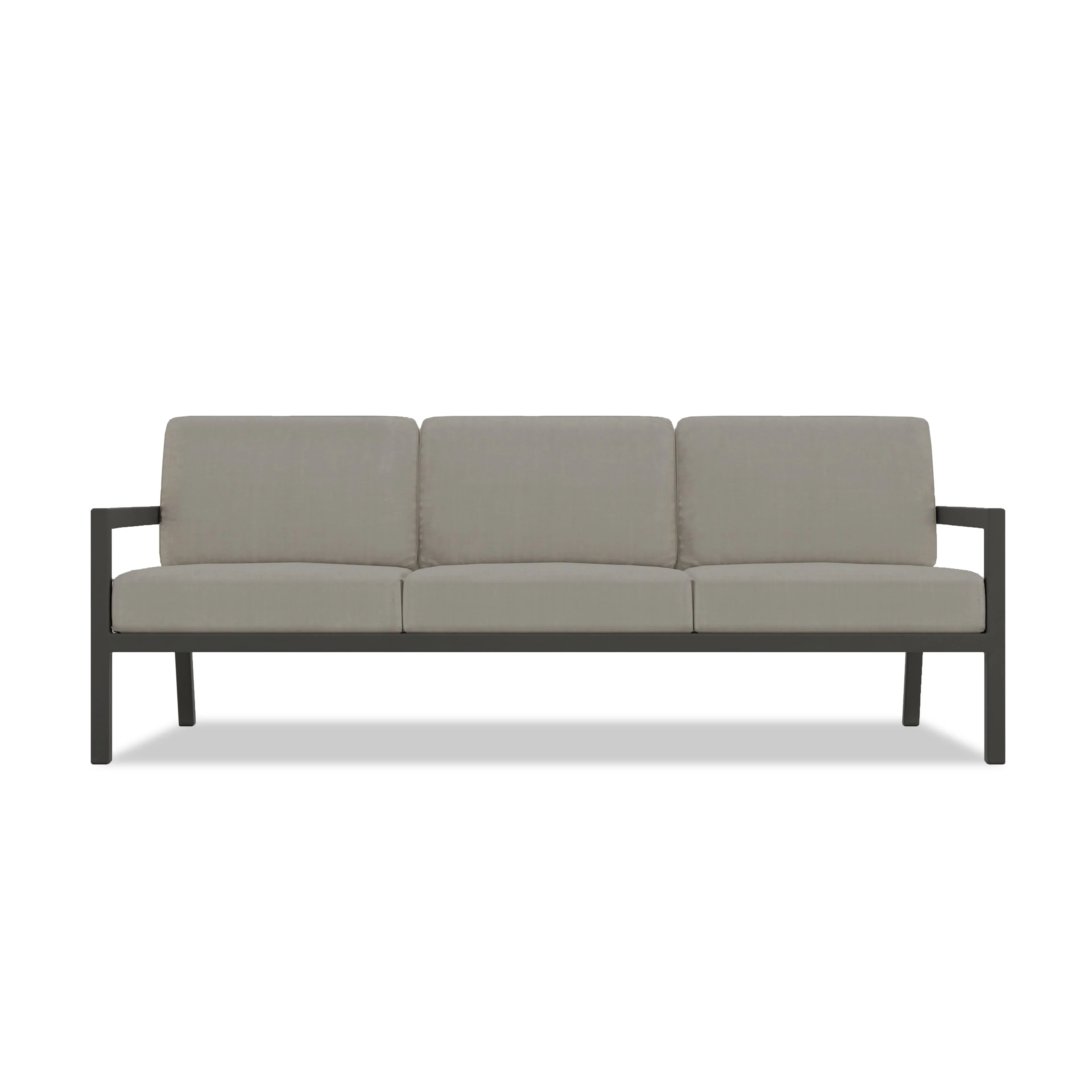 aPacifica 3 Piece Sofa Set#Finish_Slate#Fabric_Canvas Charcoal