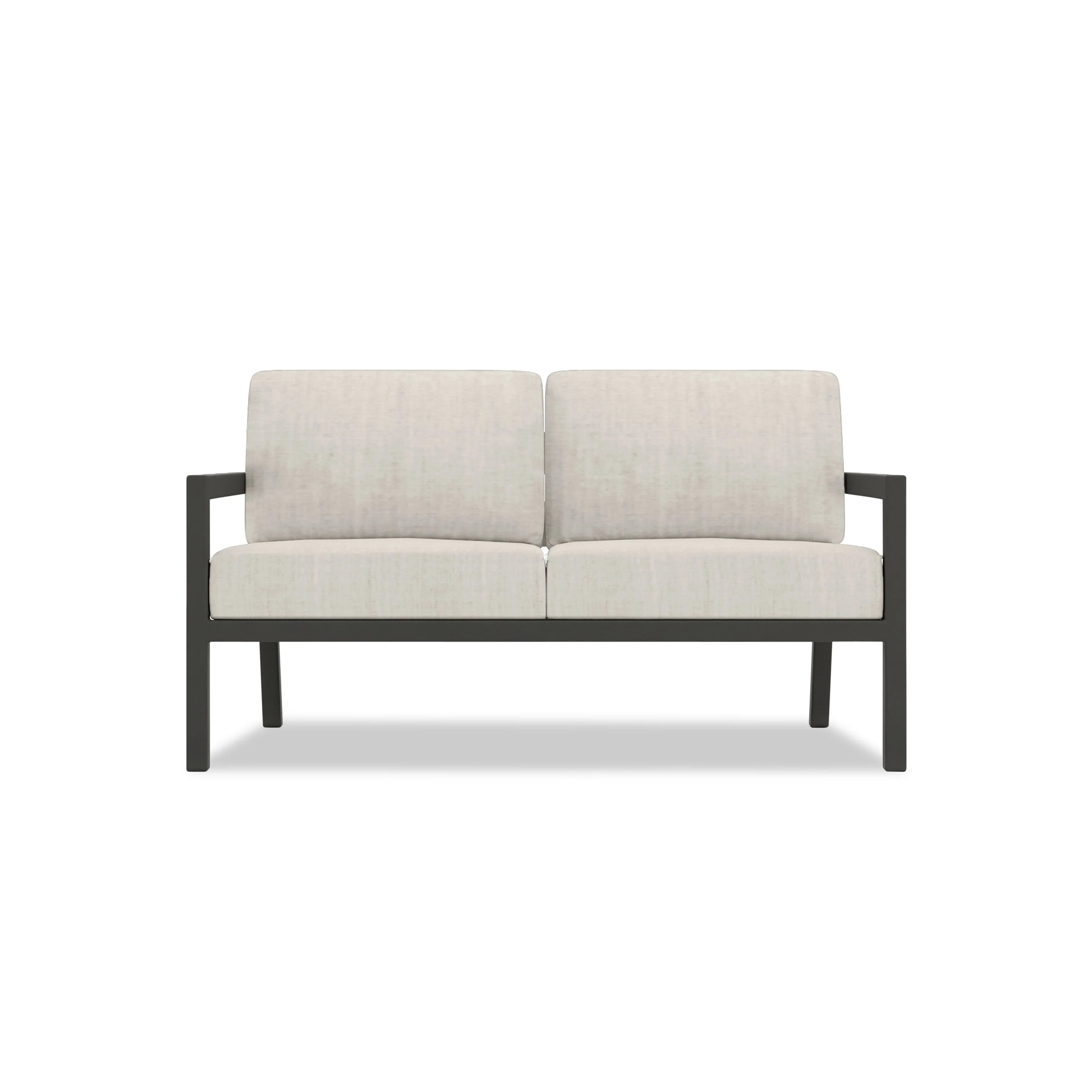 Pacifica 4 Piece Sofa Set#Finish_Slate#Fabric_Cast Silver