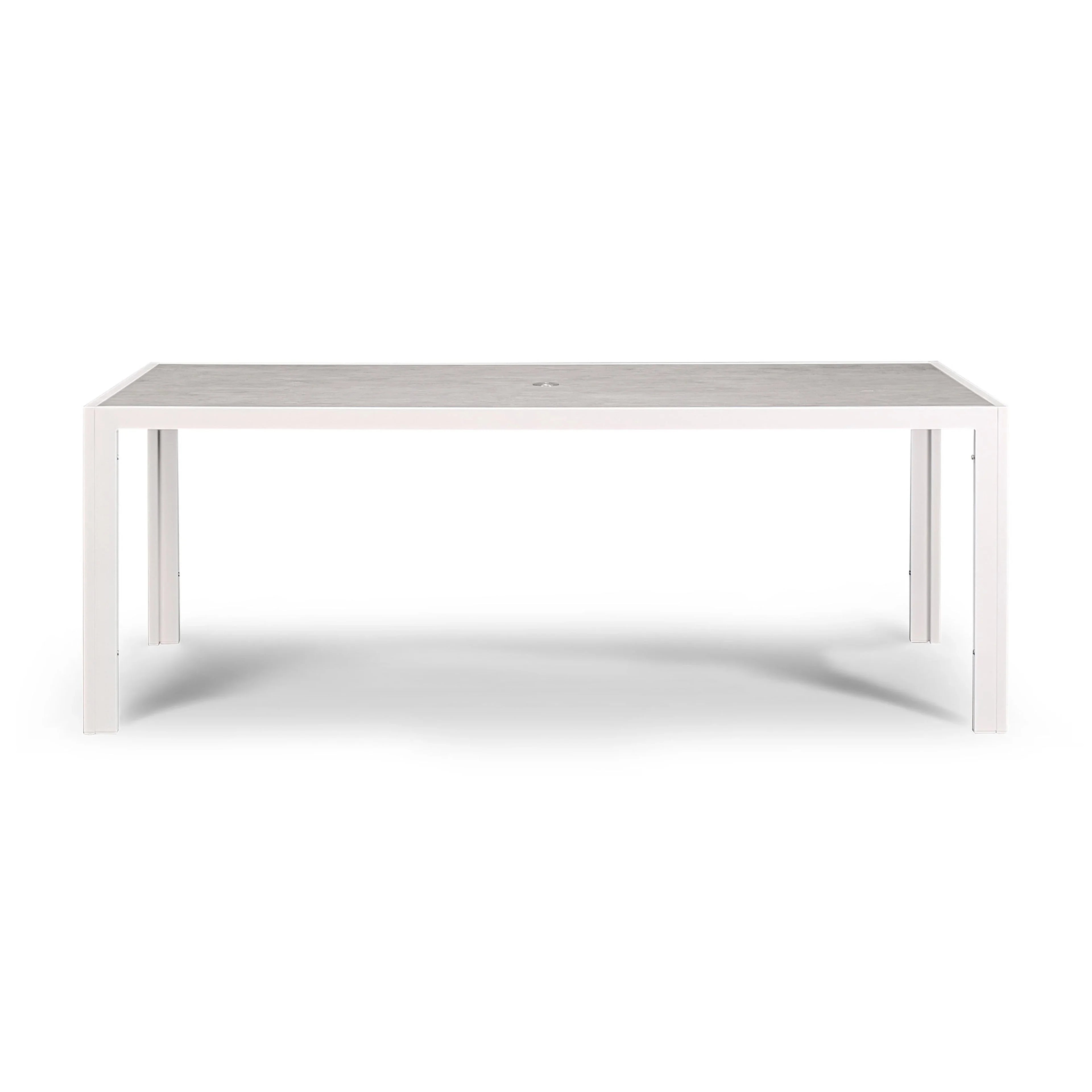 Pacifica 9 Piece Rectangular Dining Set#Finish_White