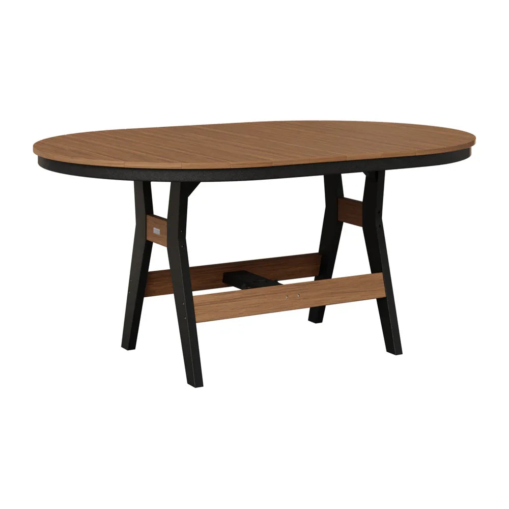 Harbor 44" X 64" Oblong Dining Table - Hammered Top Finish