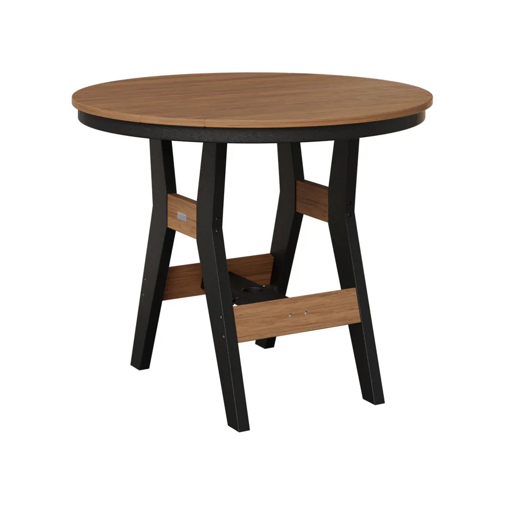 Harbor 38" Round Dining Table - Hammered Top Finish