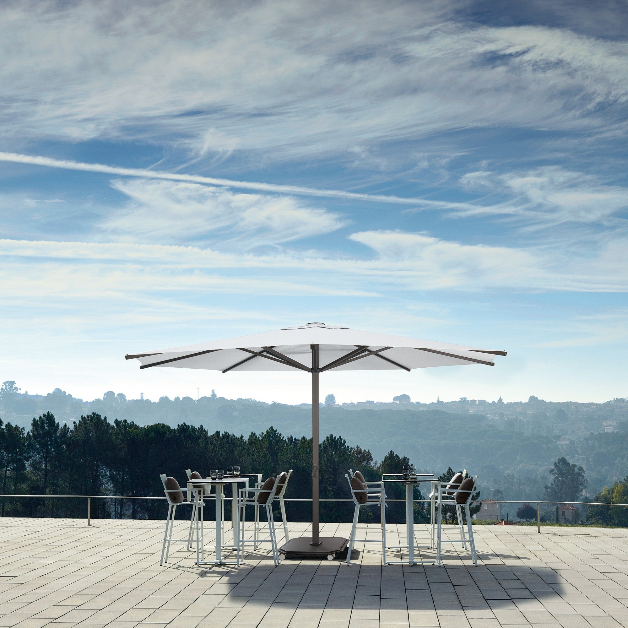 15' Octagon Aluminum Centerpost Umbrella