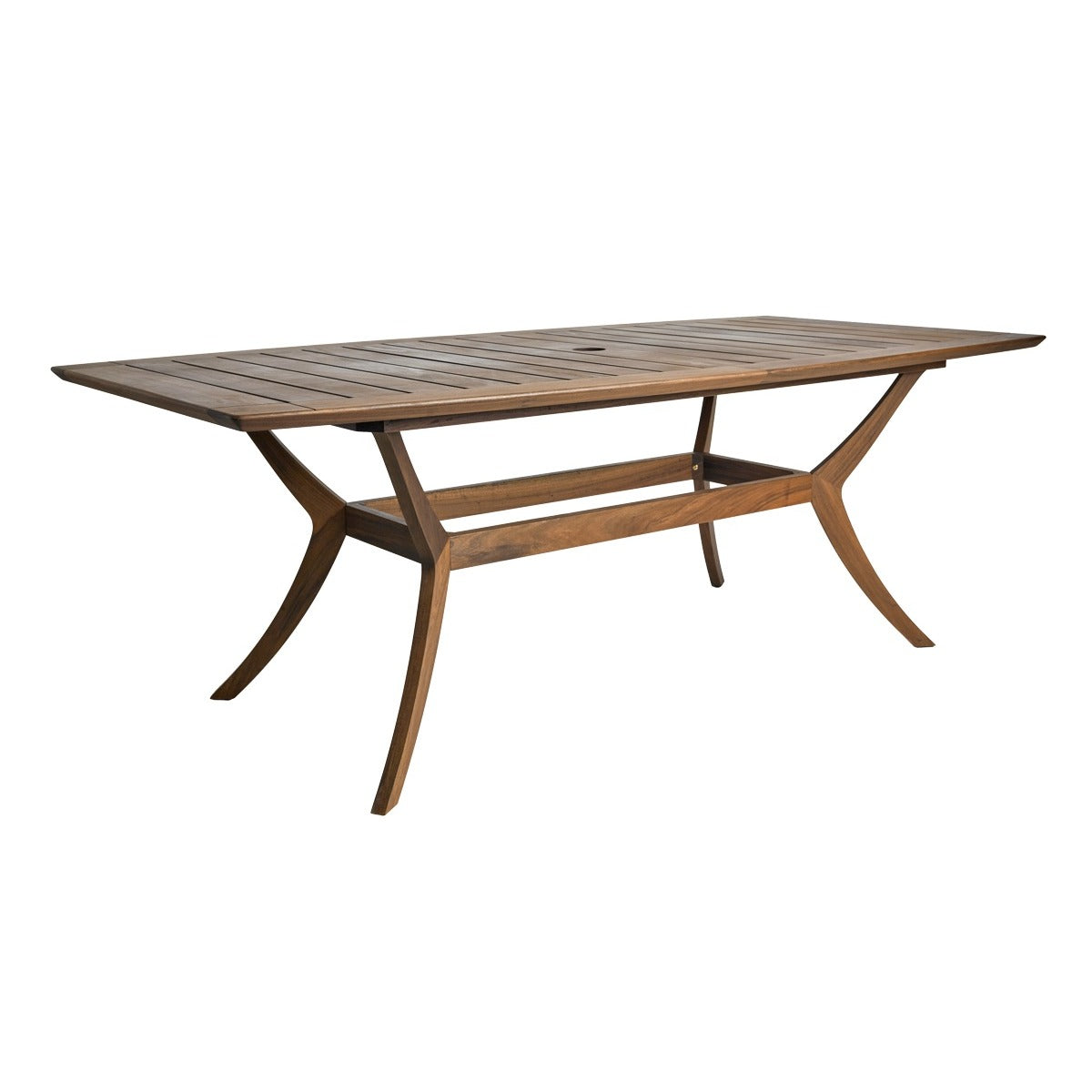 Laguna 84" Rectangular Dining Table with Umbrella Hole