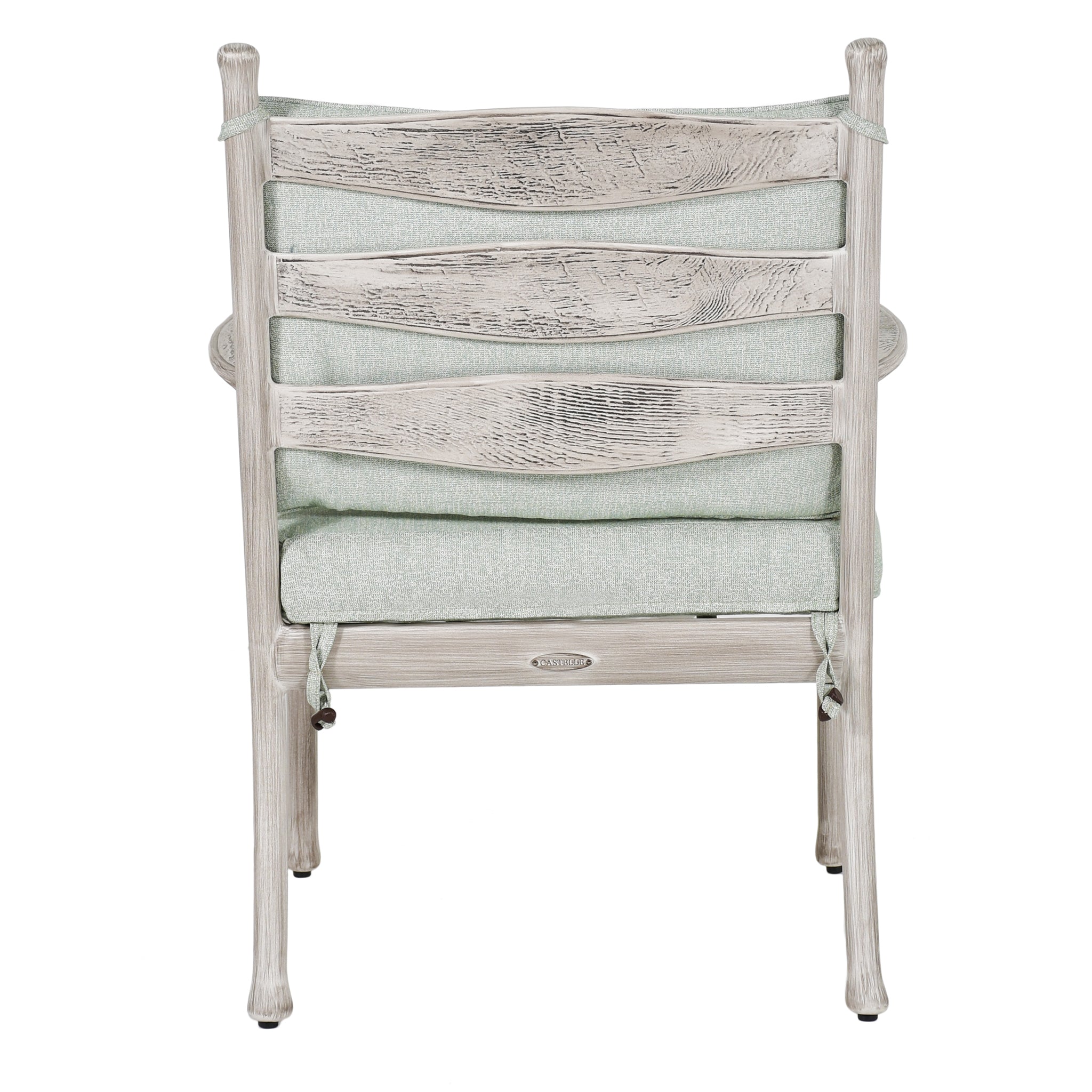 Lodge Cushioned Dining Arm Chair