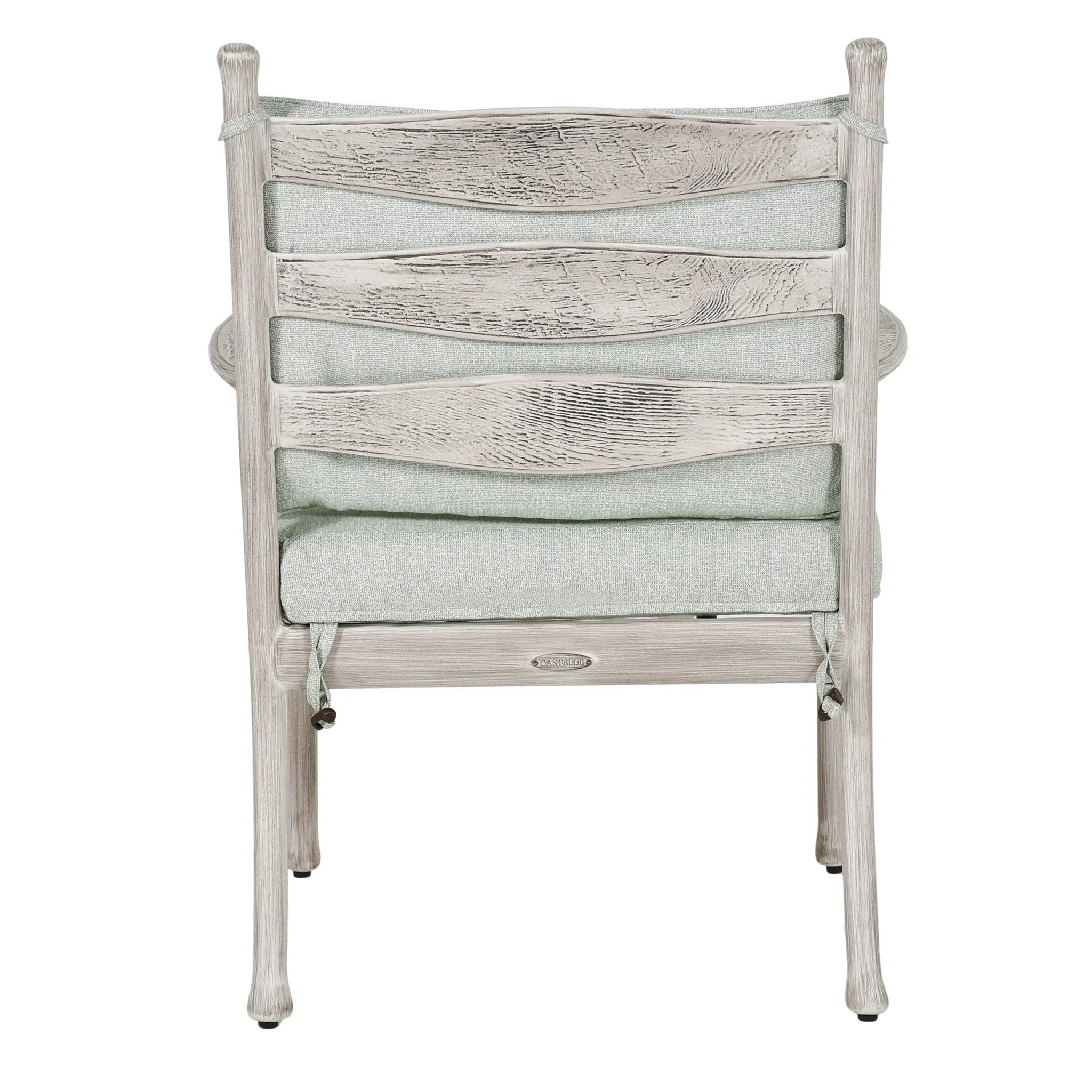 Lodge Cushioned Dining Arm Chair
