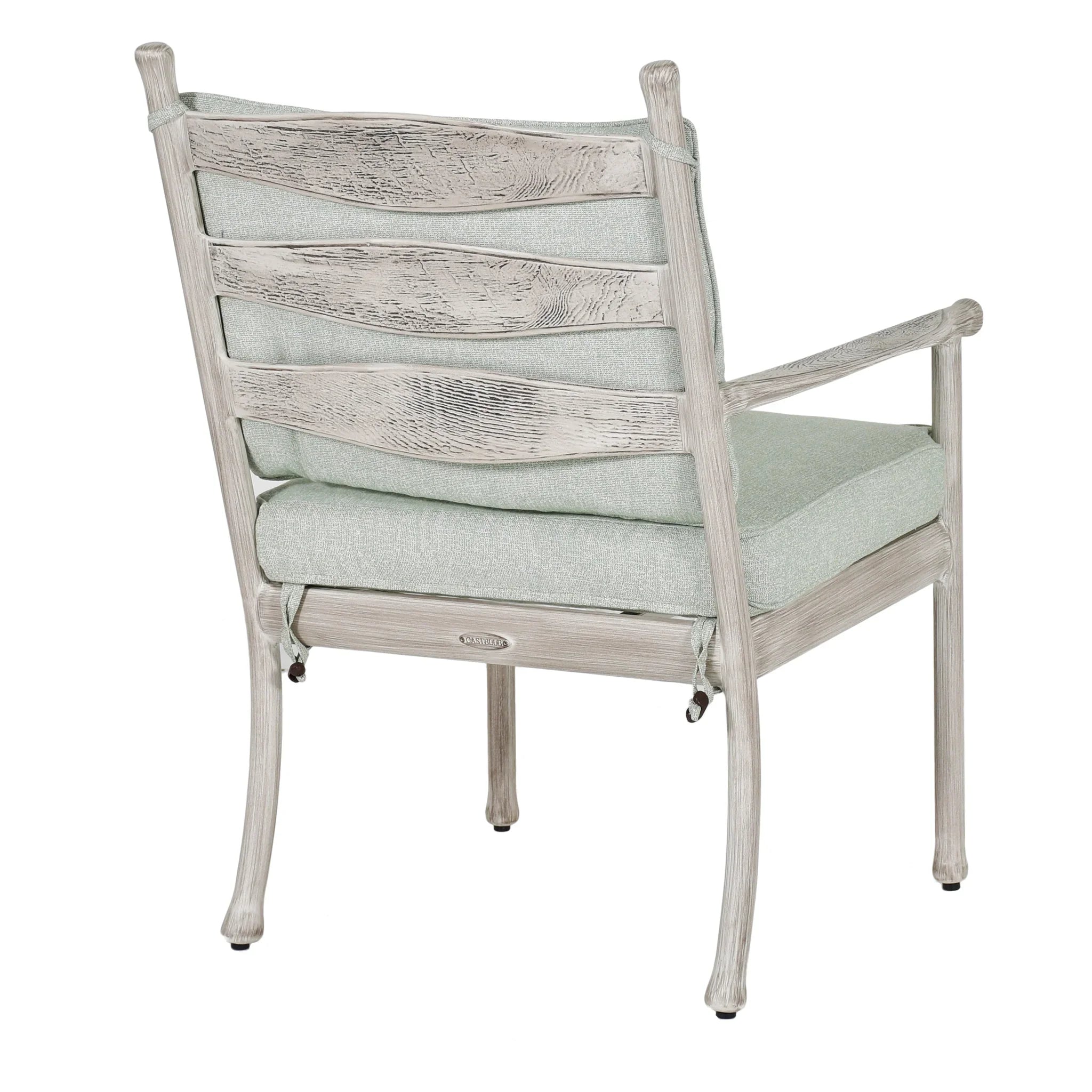 Lodge Cushioned Dining Arm Chair
