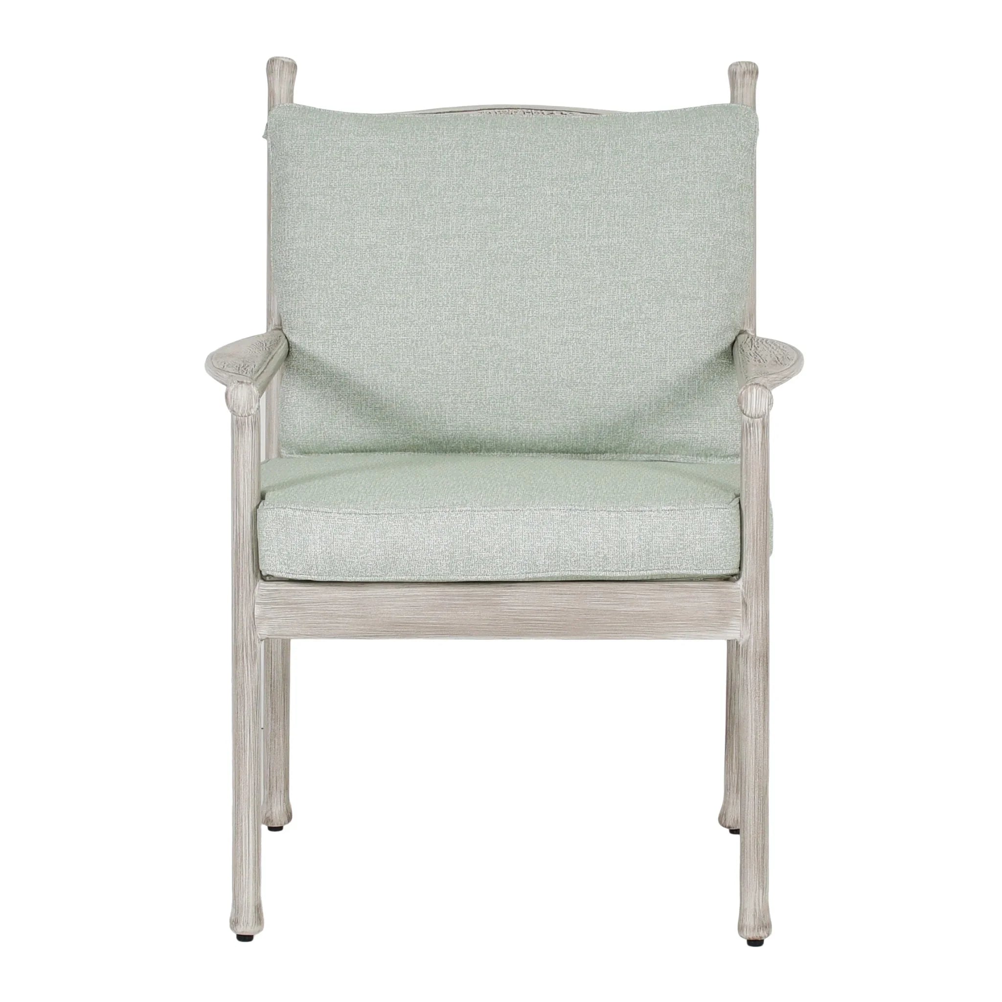 Lodge Cushioned Dining Arm Chair