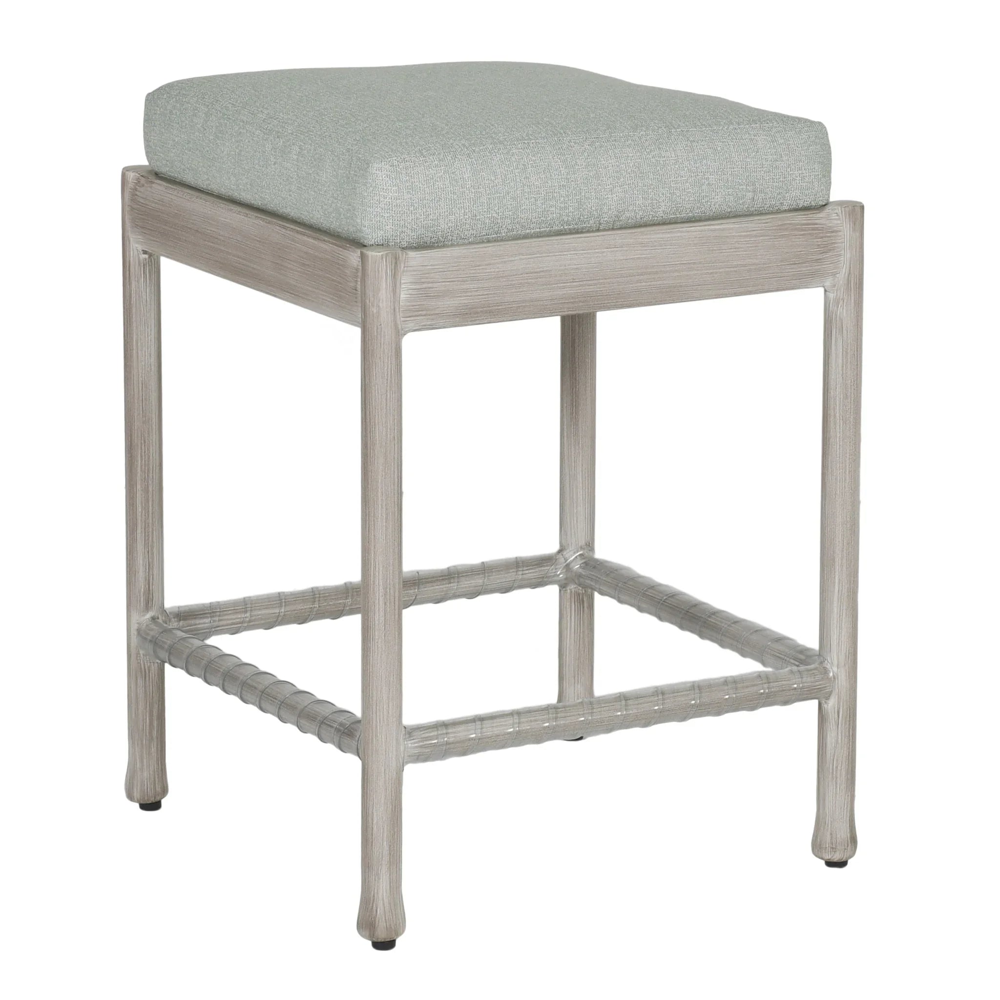 Lodge Cushioned Counter Arm Chair