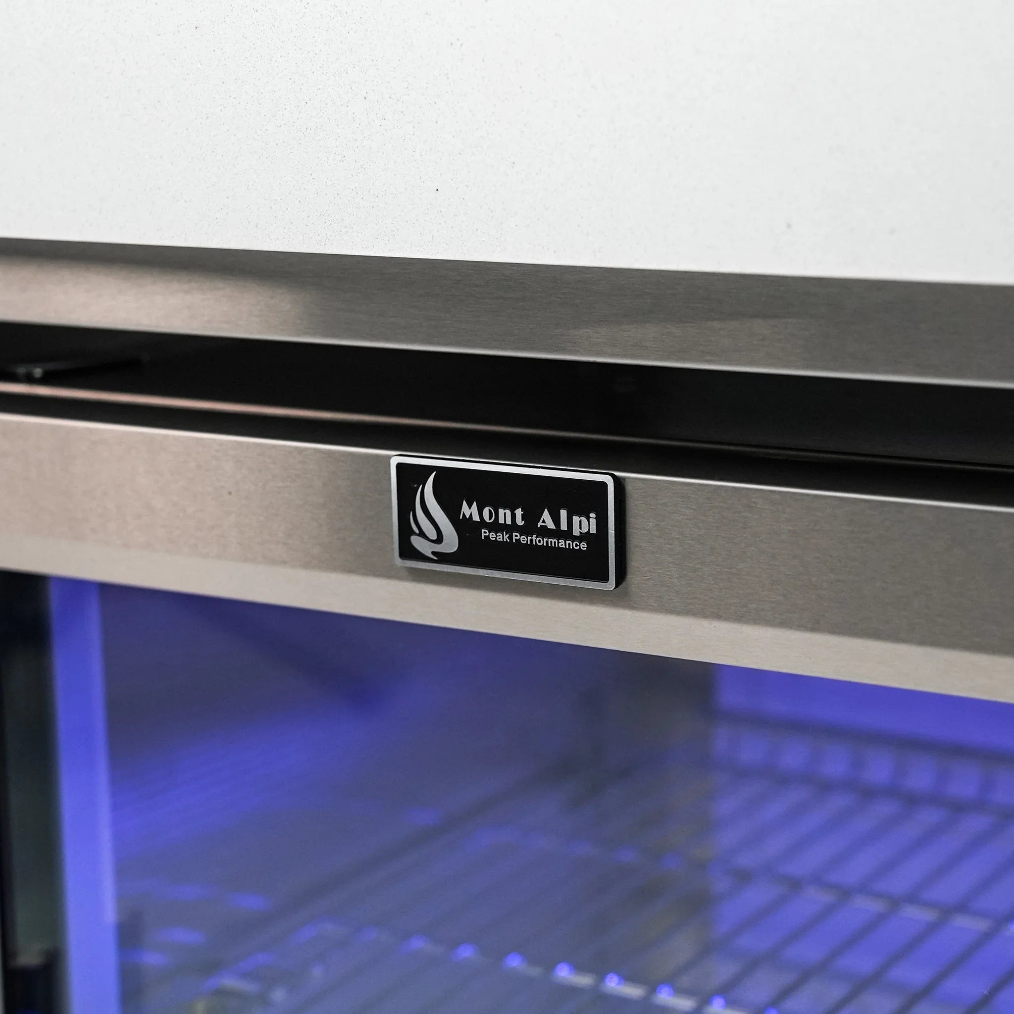 Beverage Center with 90-Degree Corner and Kegerator