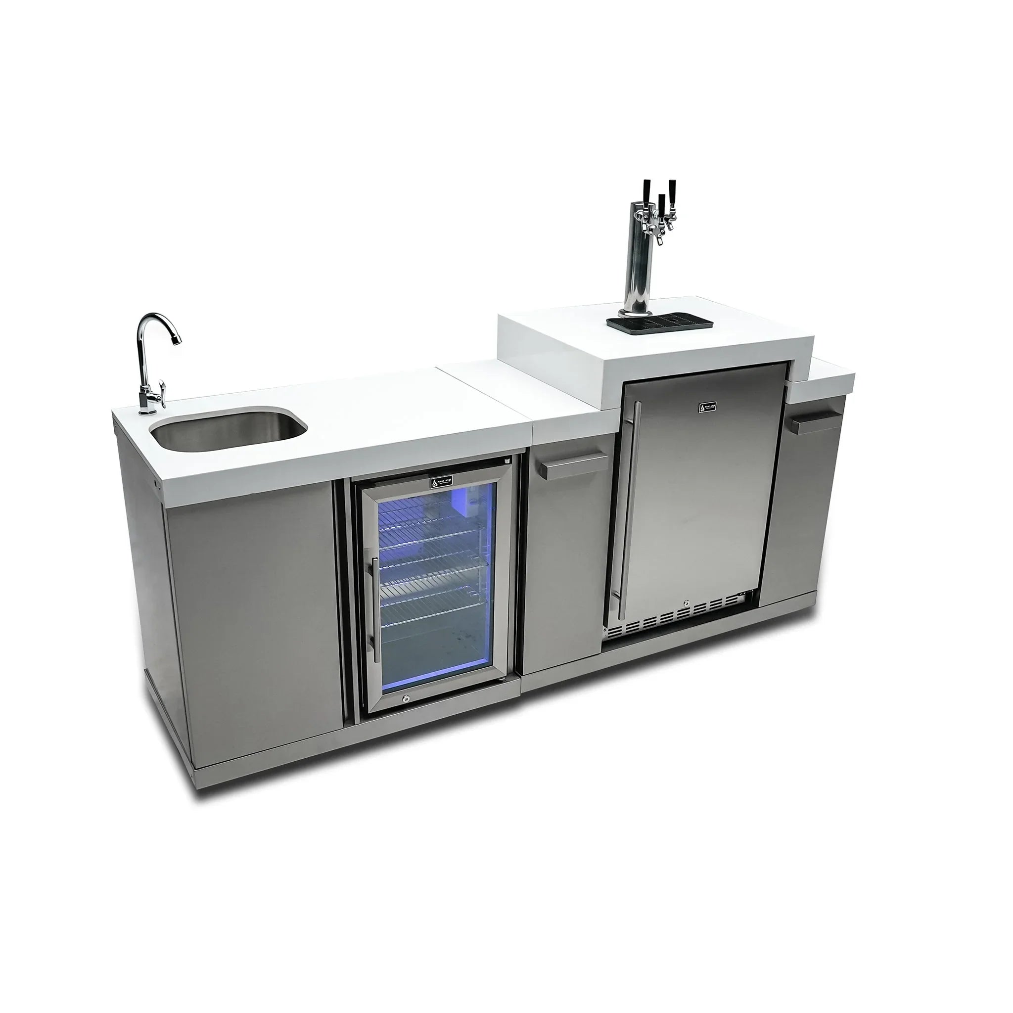 Beverage Center and Kegerator