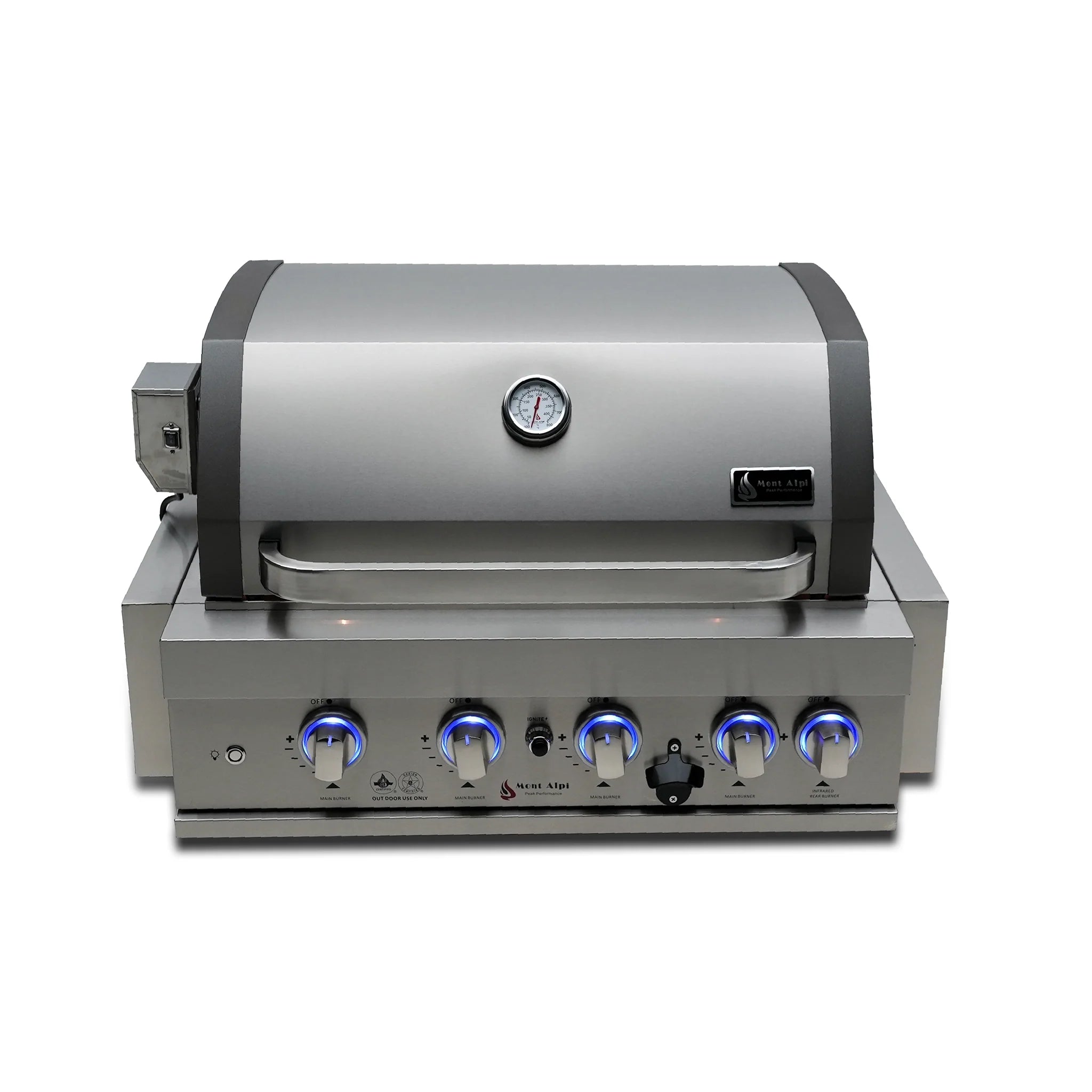 400 32" Stainless Steel 4-Burner Built-In Grill