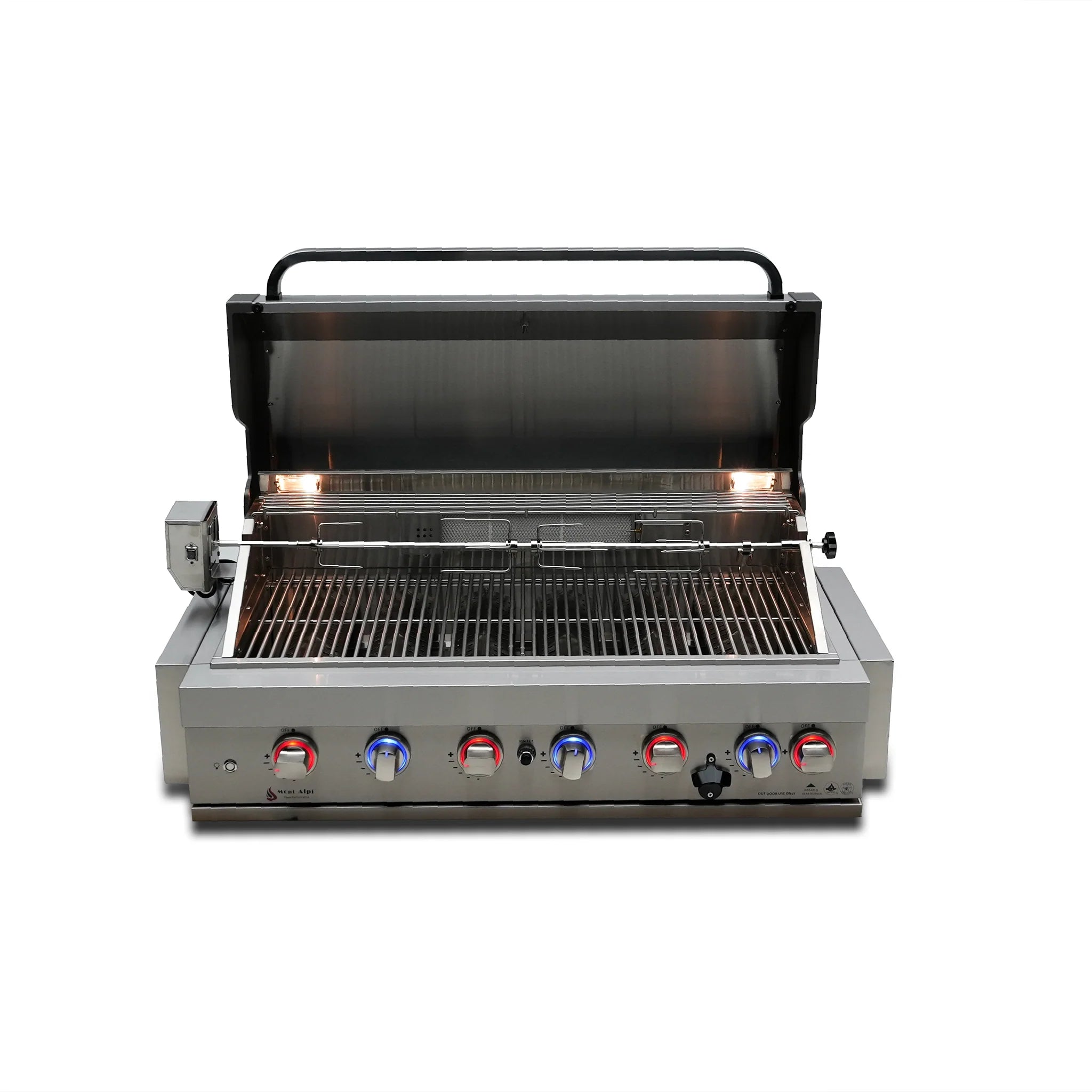 805 44" Stainless Steel 6-Burner Built-In Grill