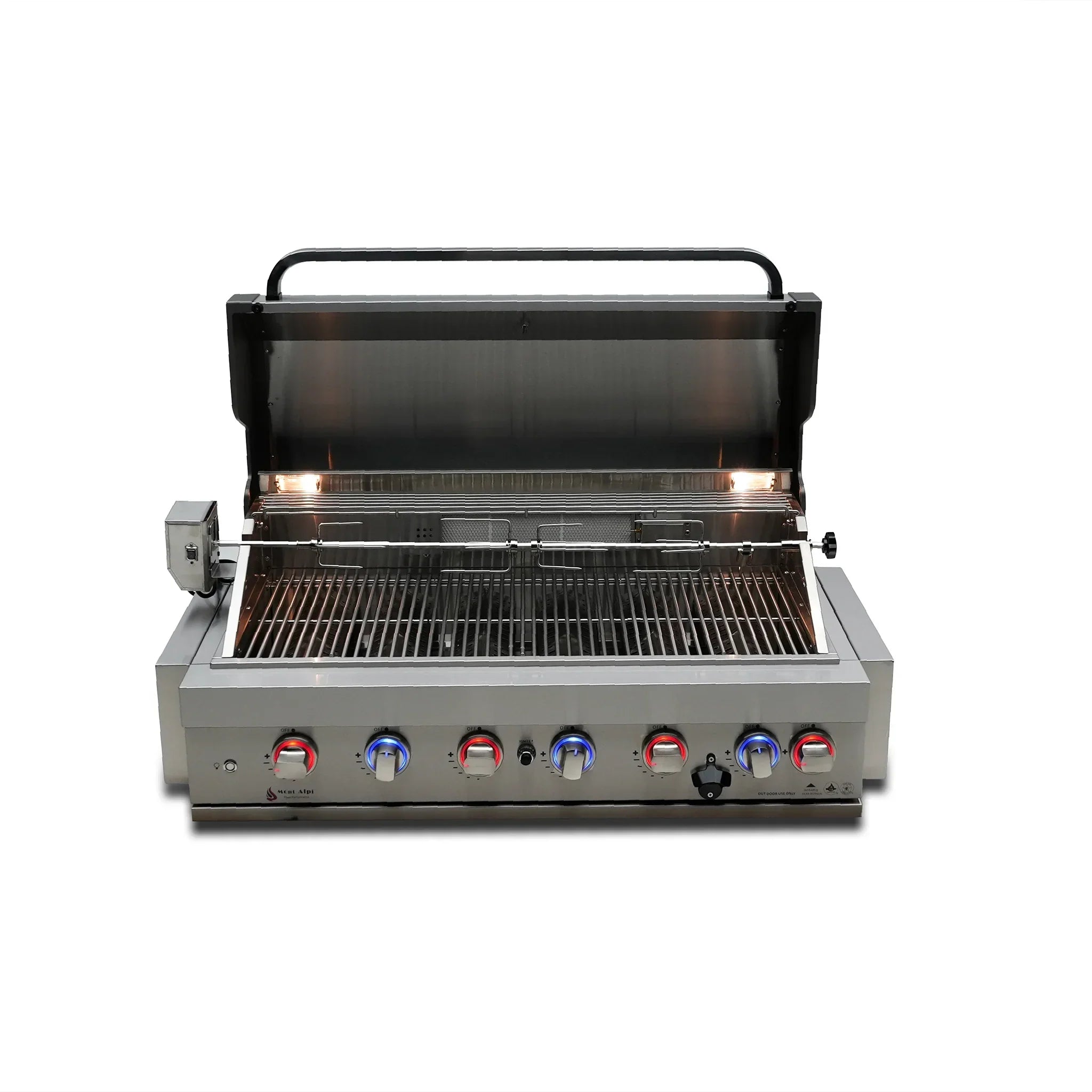 805 44" Stainless Steel 6-Burner Built-In Grill