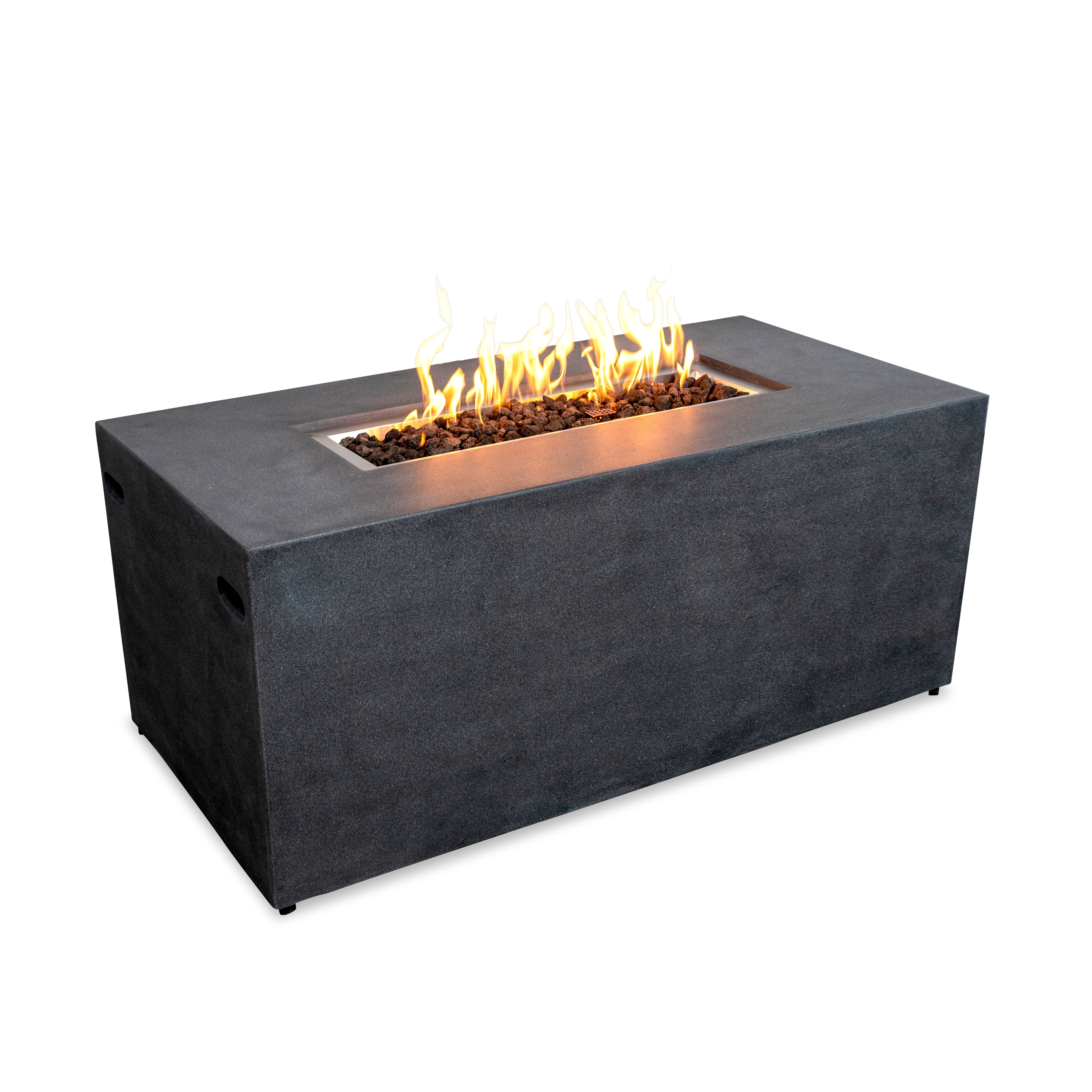 Beton 55" Rectangular Hidden Propane Gas Fire Pit#Finish_Graphite (GR)