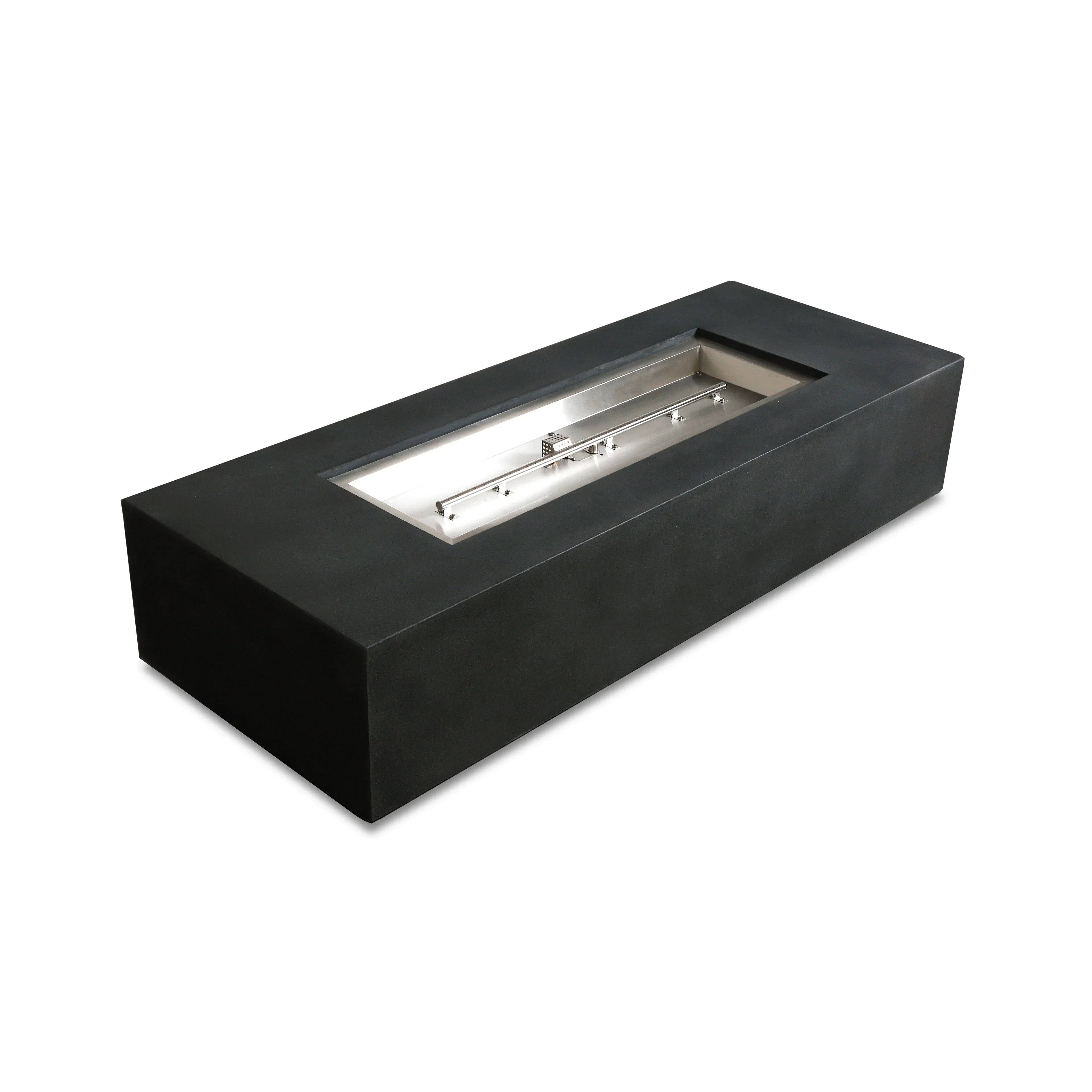 Beton 72" Rectangular Gas Fire Pit#Finish_Graphite (GR)