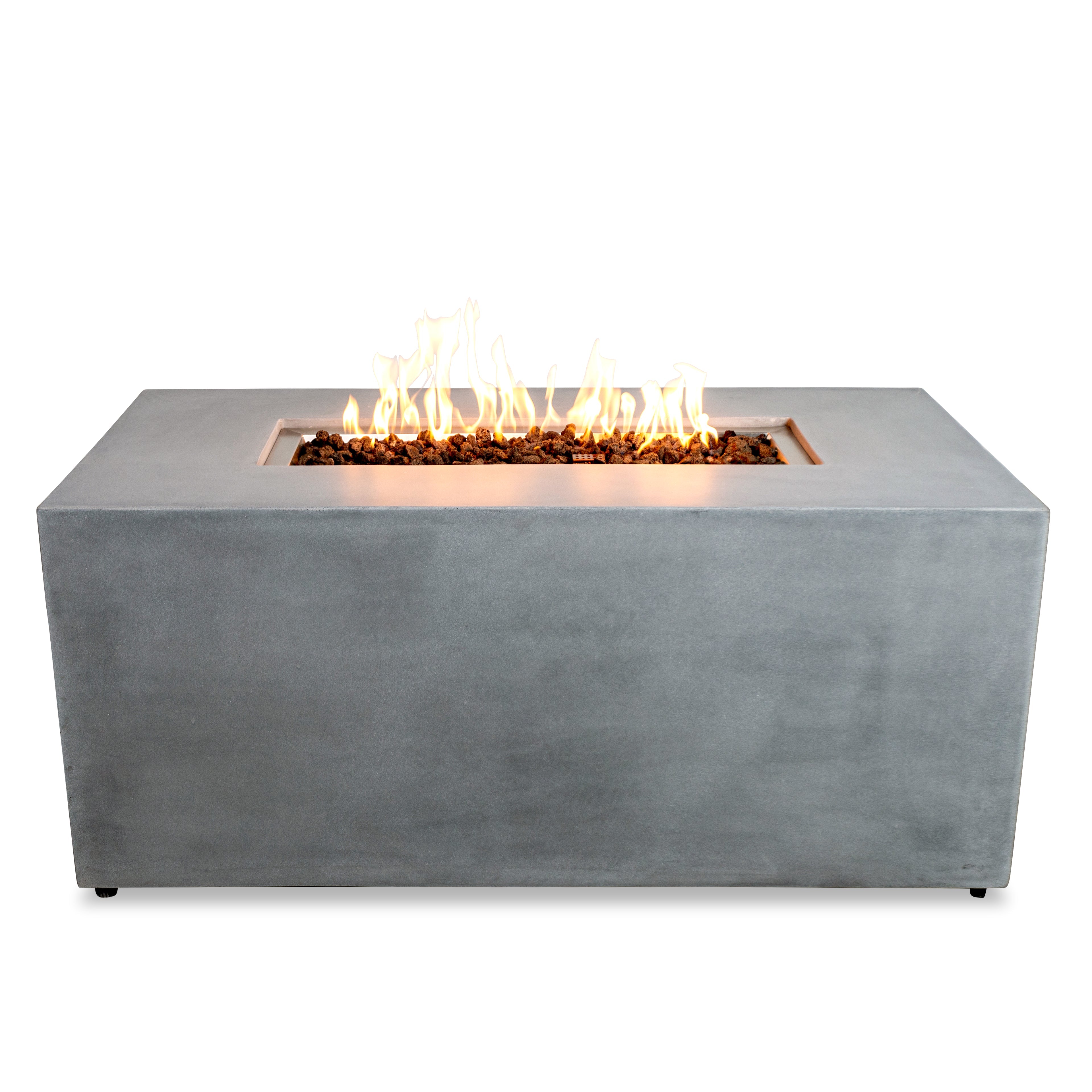 Beton 55" Rectangular Hidden Propane Gas Fire Pit#Finish_Natural Gray (GY)