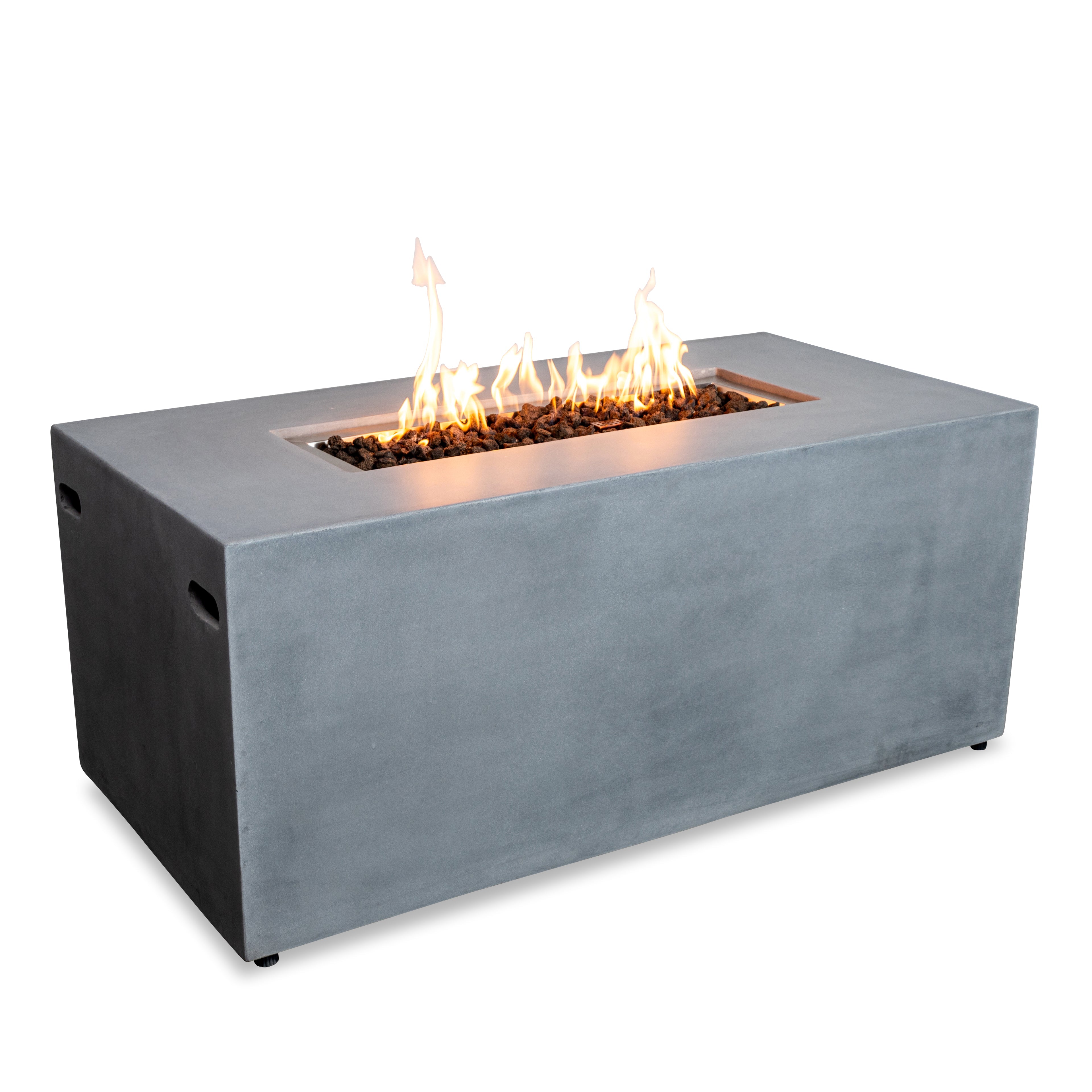 Beton 55" Rectangular Hidden Propane Gas Fire Pit#Finish_Natural Gray (GY)