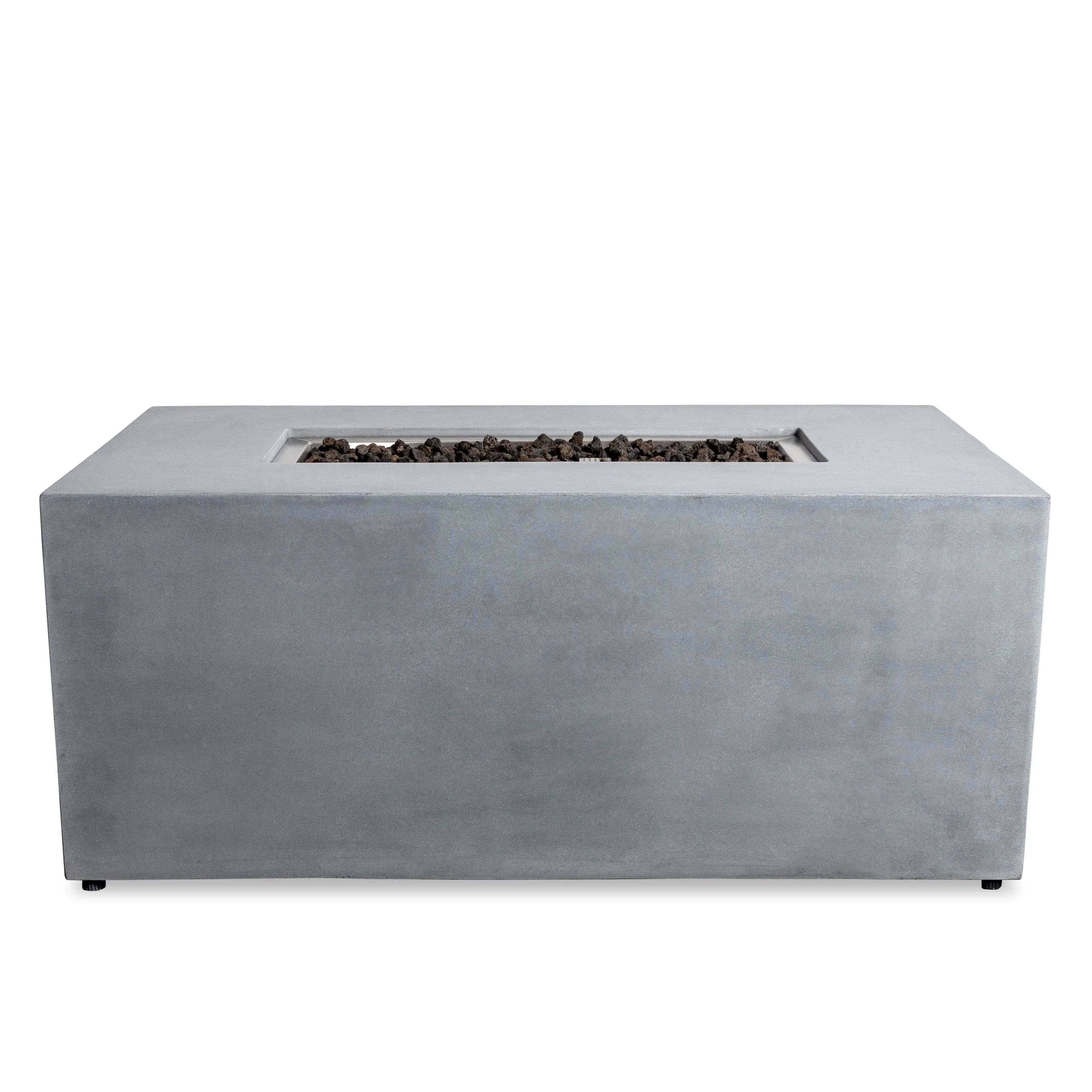 Beton 55" Rectangular Hidden Propane Gas Fire Pi#Finish_Natural Gray (GY)