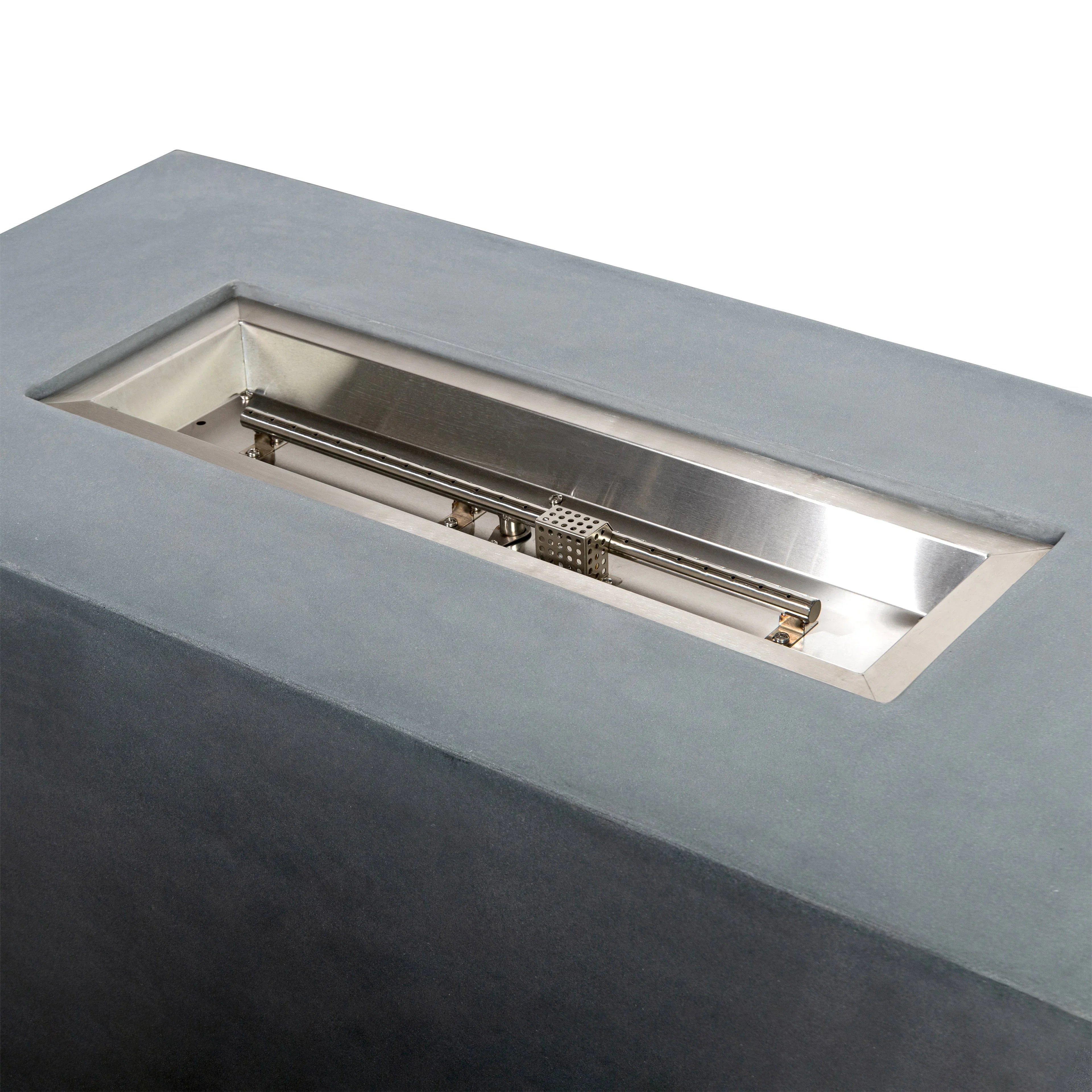 Beton 55" Rectangular Hidden Propane Gas Fire Pit#Finish_Natural Gray (GY)