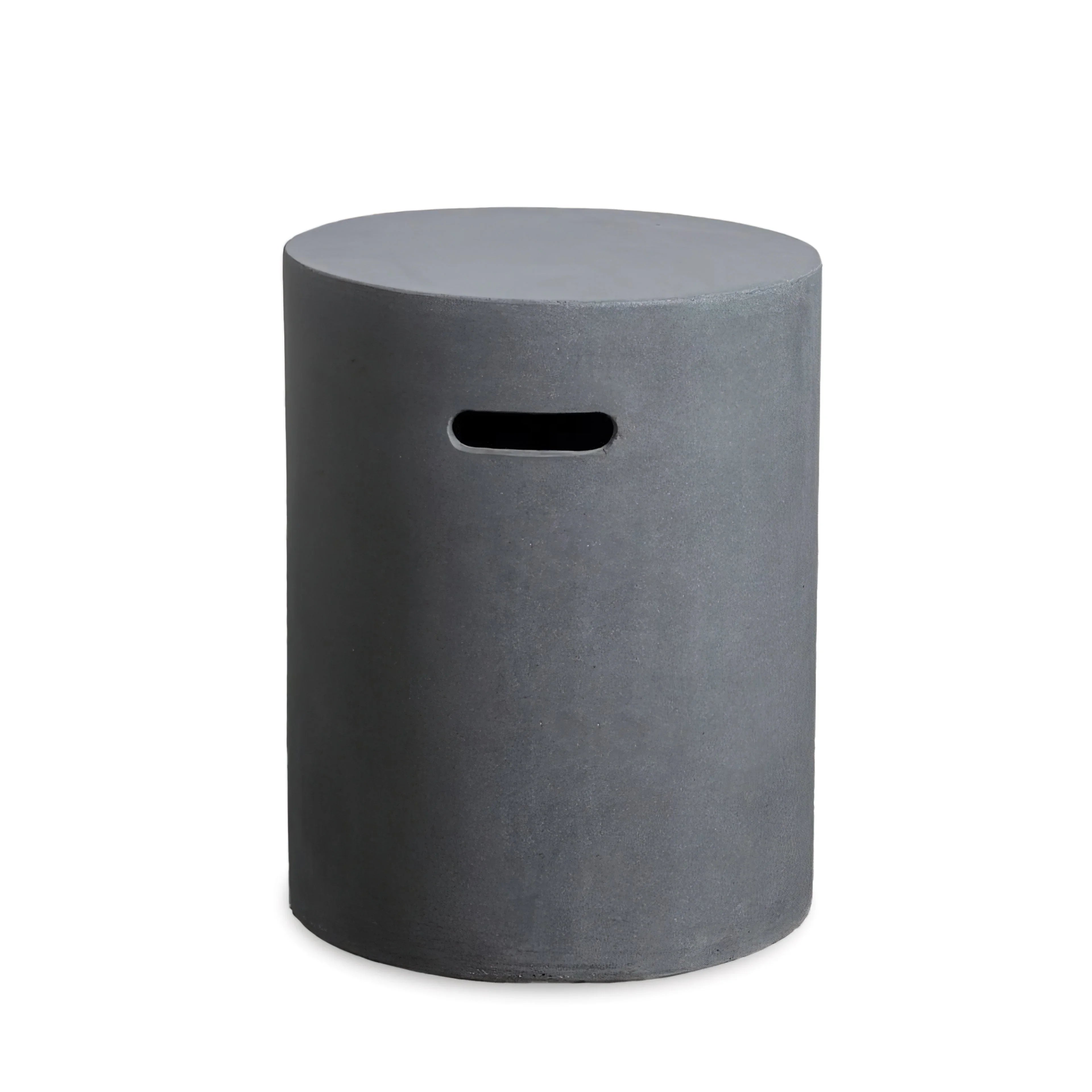 Beton 16" Round Propane Tank Cover#Finish_Natural Gray