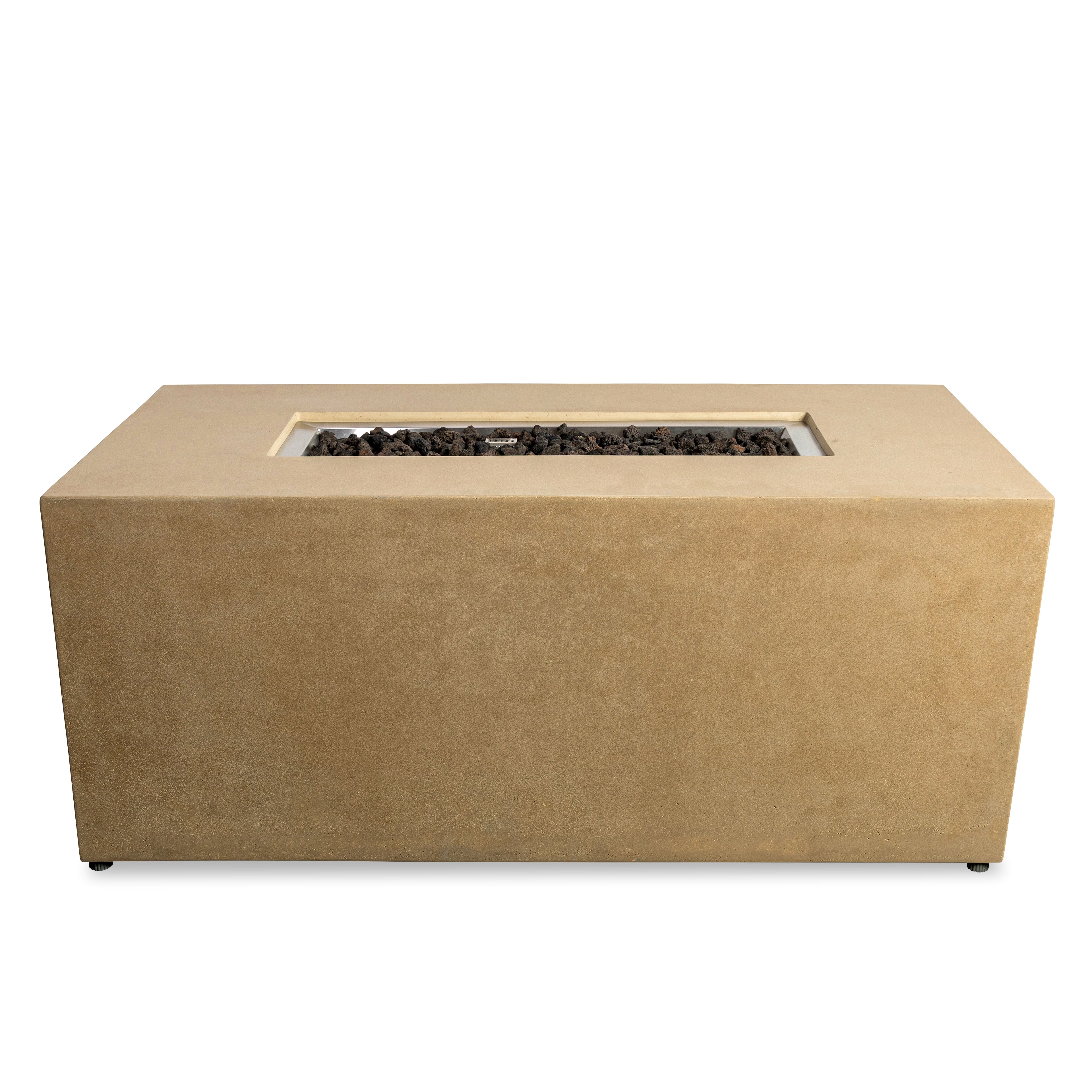Beton 55" Rectangular Hidden Propane Gas Fire Pit#Finish_Sand (SD)