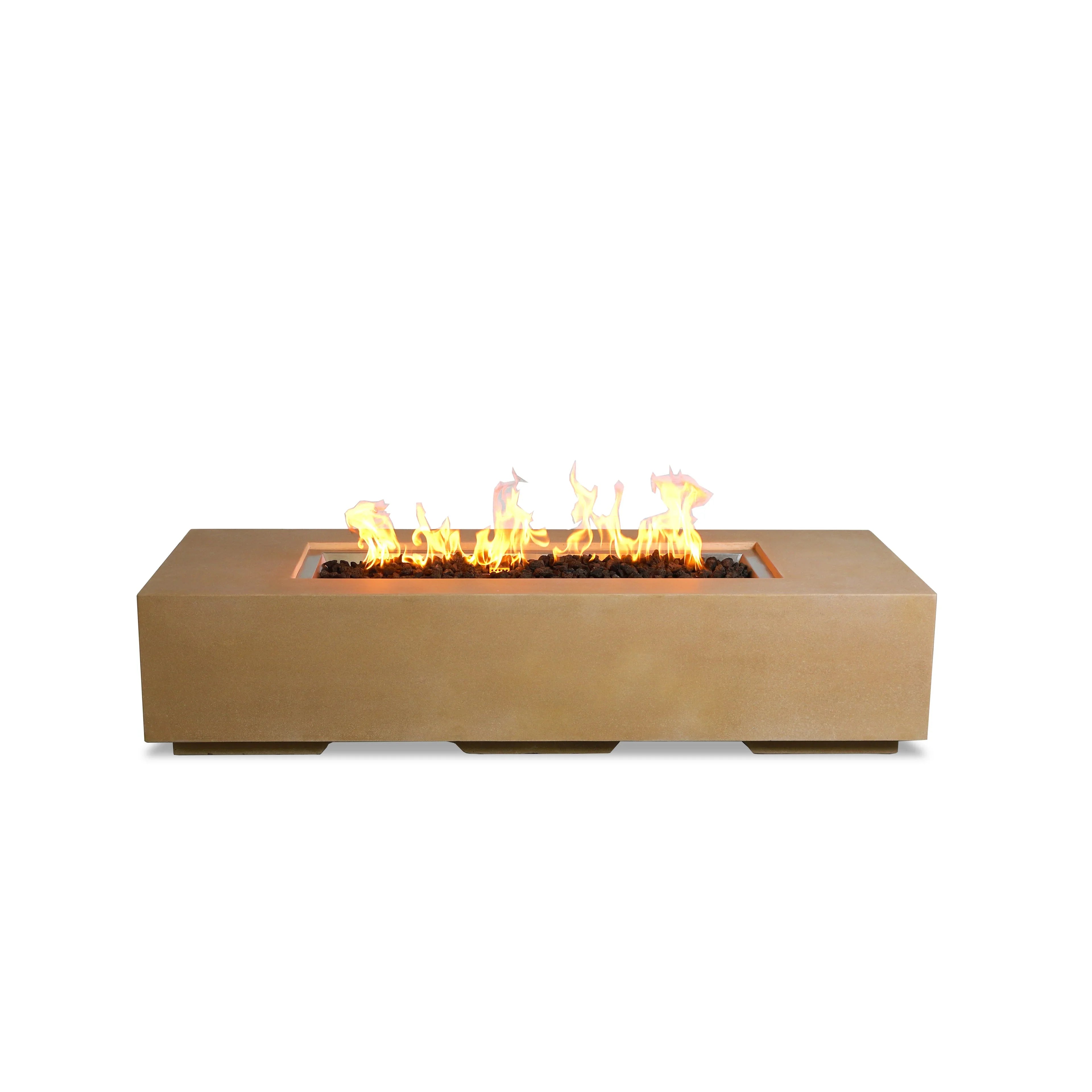 Beton 72" Rectangular Gas Fire Pit#Finish_Sand (SD)
