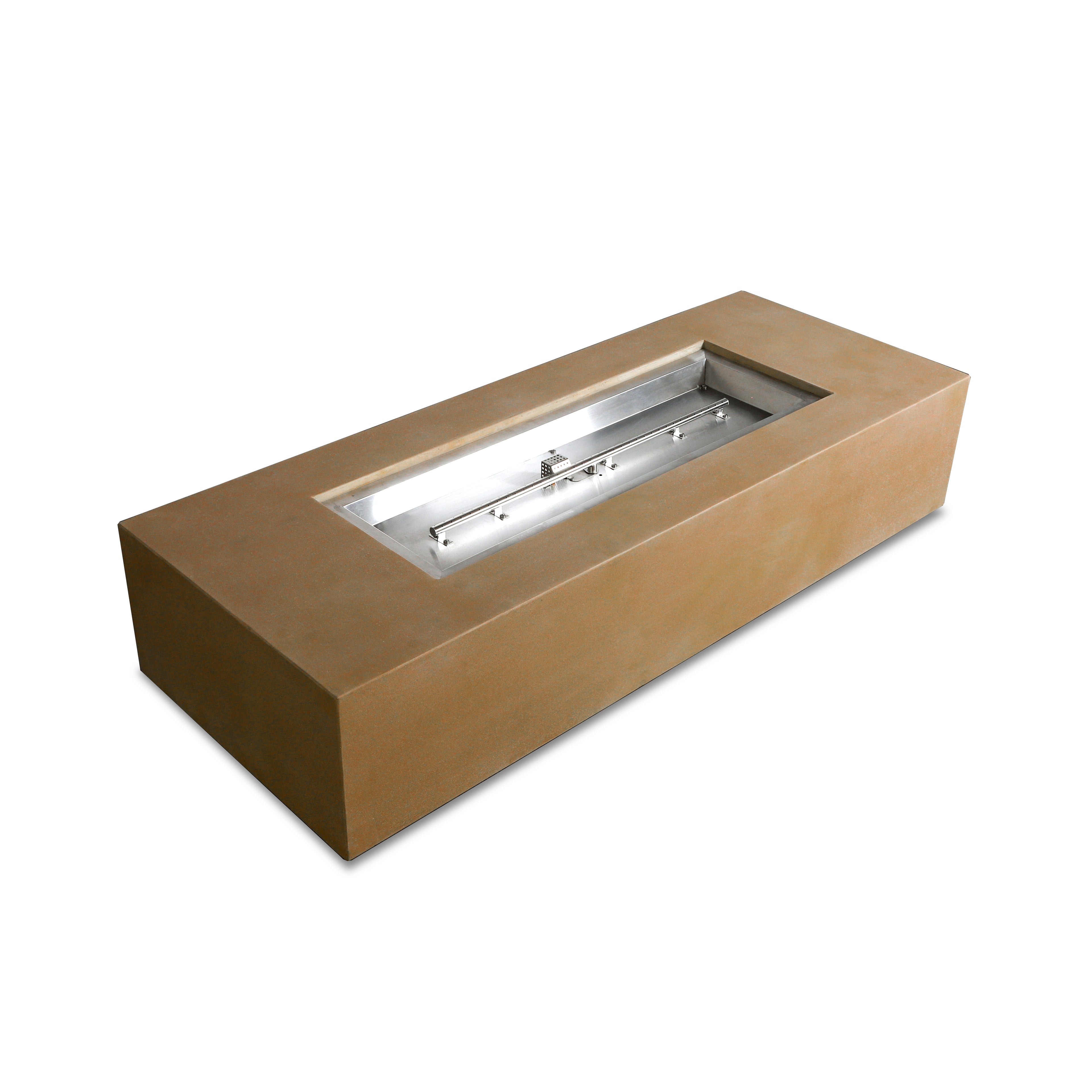 Beton 72" Rectangular Gas Fire Pitt#Finish_Sand (SD)