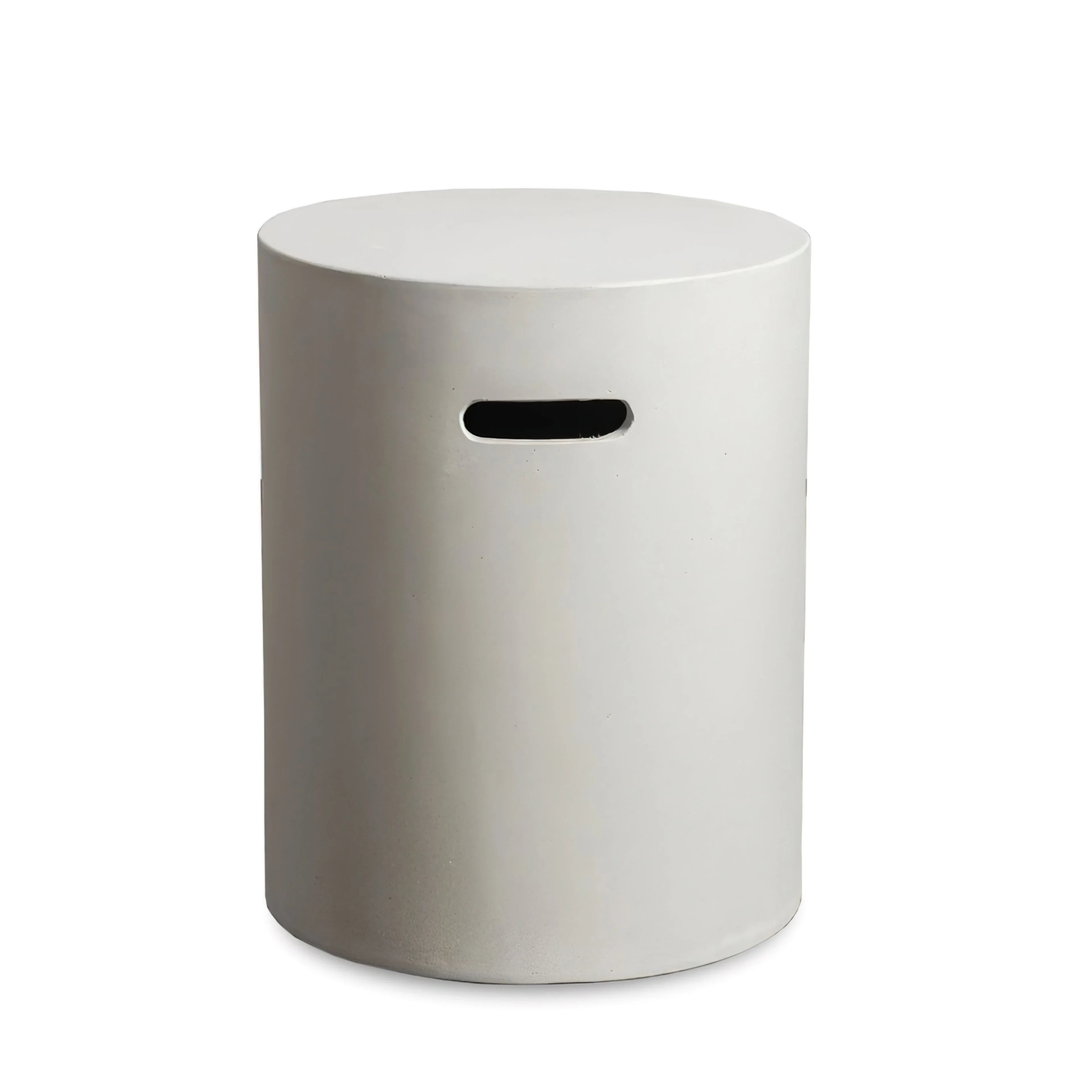 Beton 16" Round Propane Tank Cover#Finish_Stone White