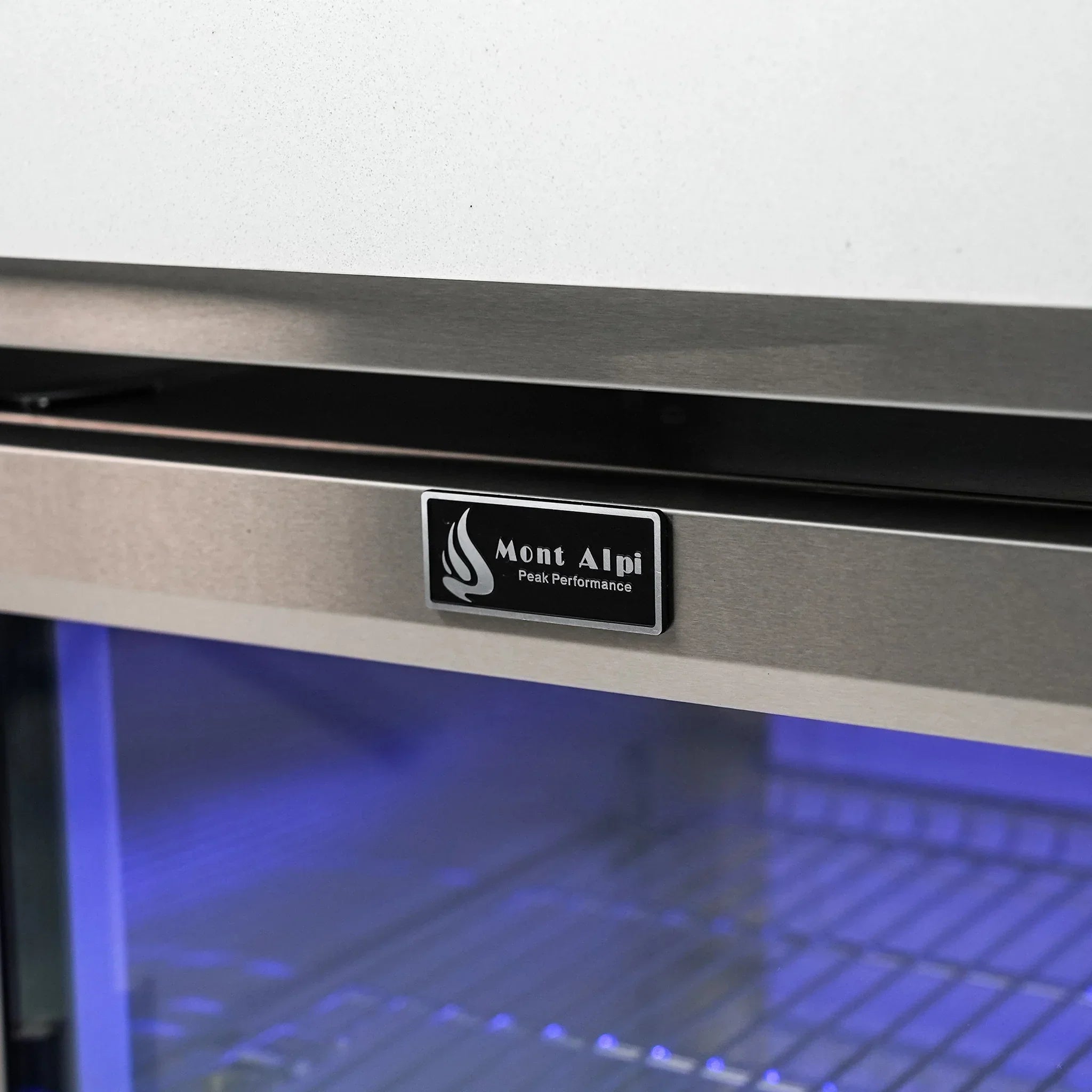 Black Stainless Steel Outdoor Rated Beverage Center