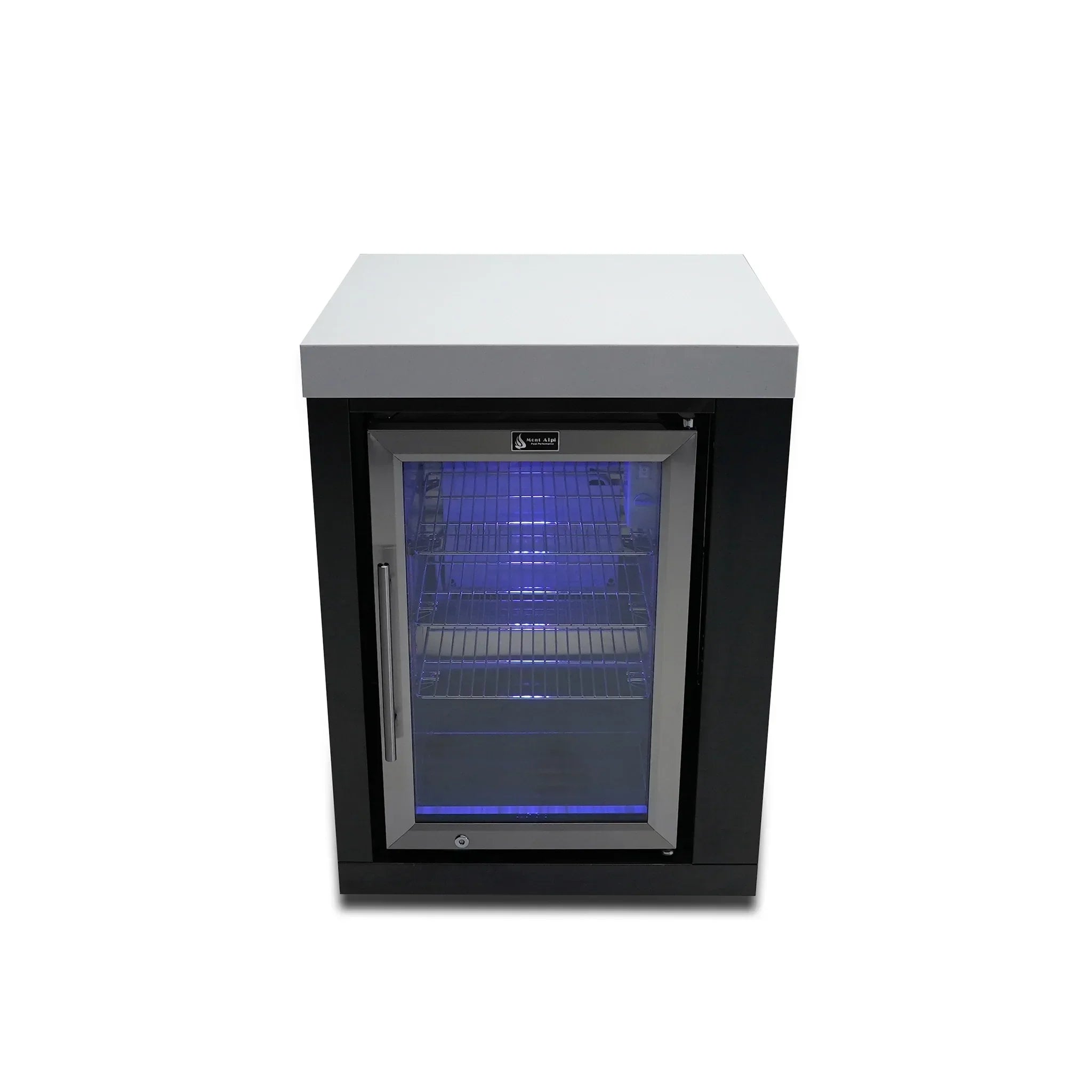 2.6 Cu. Ft. Outdoor Rated Black Stainless Steel Refrigerator Cabinet Module