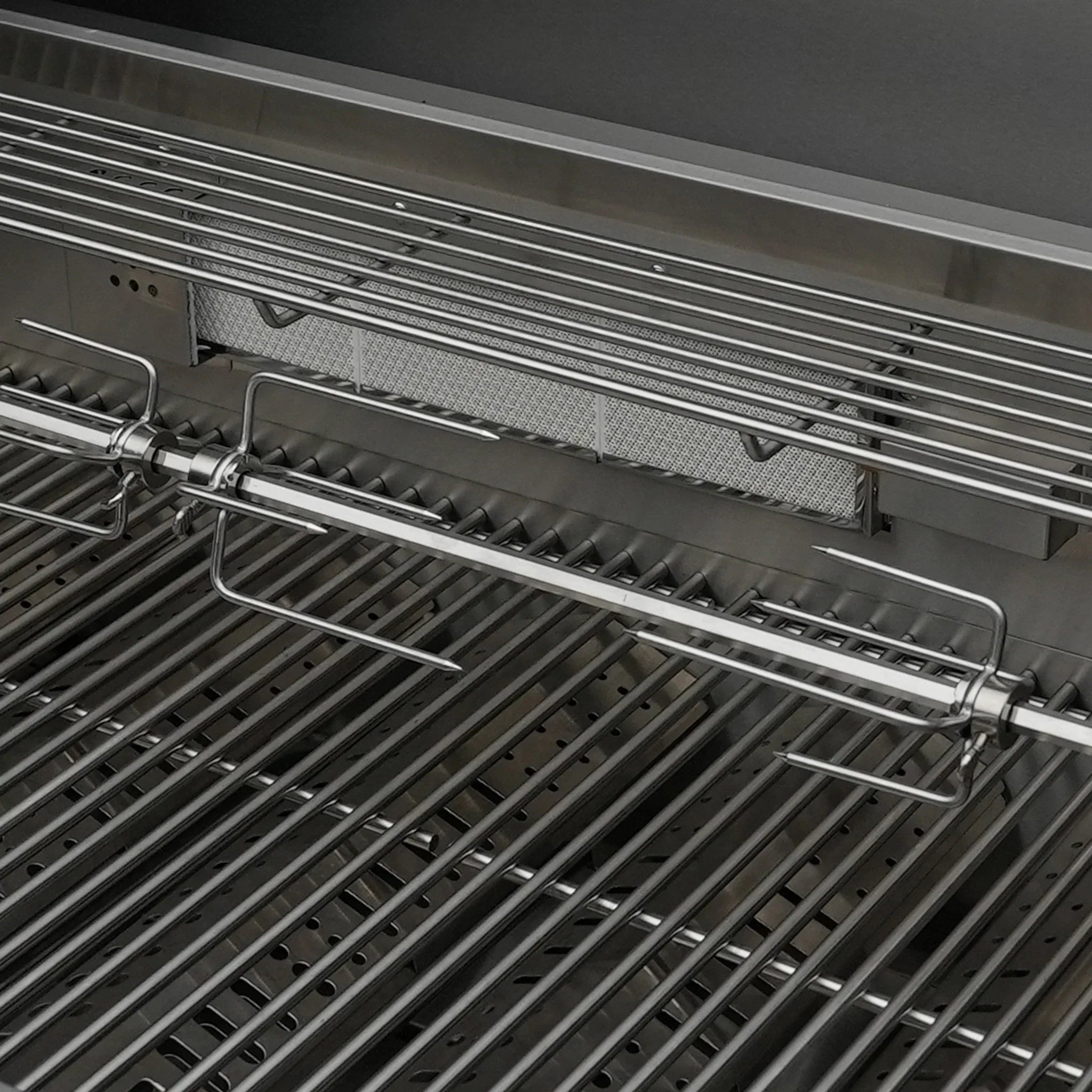 400 Deluxe Stainless Steel 4-Burner Outdoor Kitchen Island with 45-Degree Corners