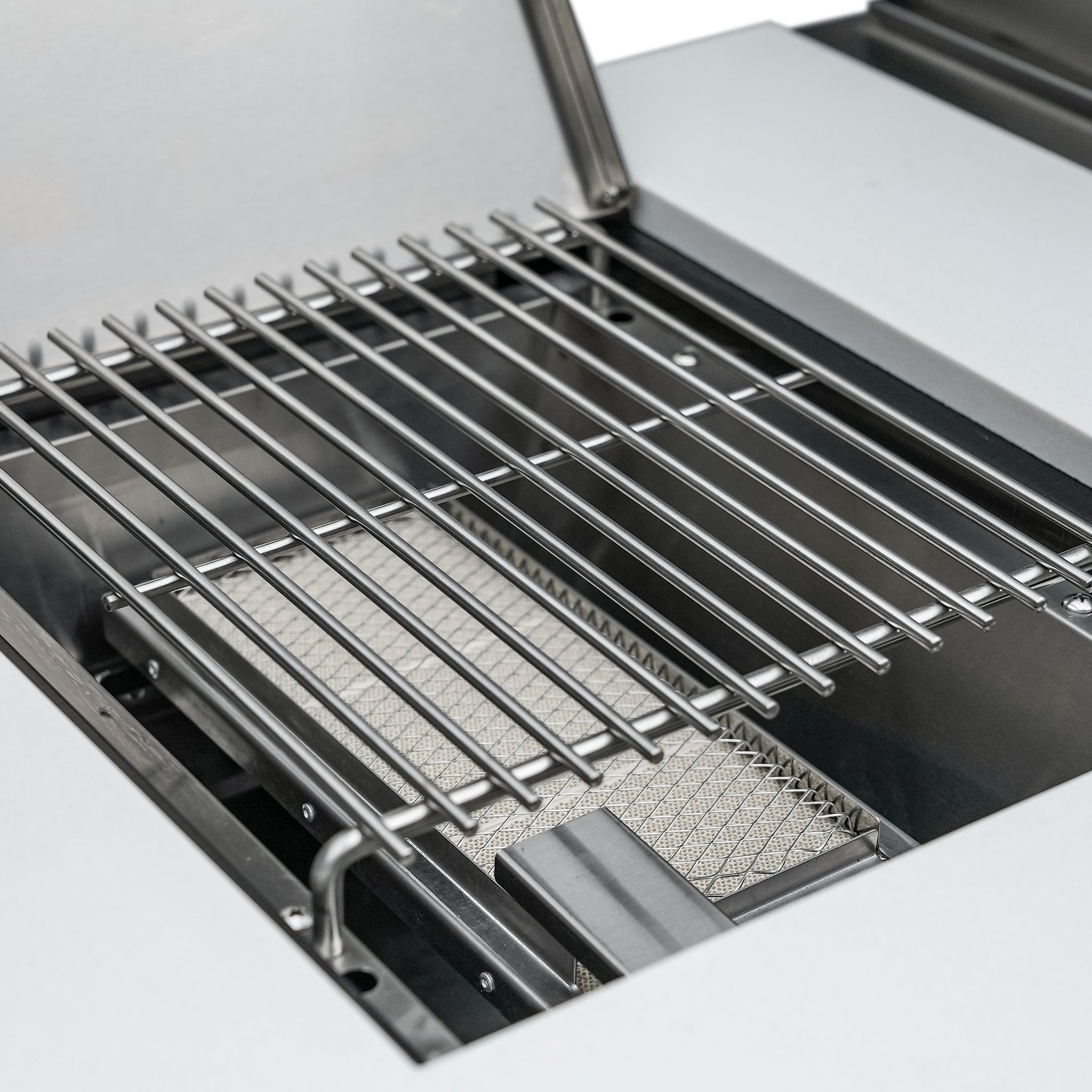 805 Original Stainless Steel 6-Burner Outdoor Kitchen Island with 90 Degree Corner and Beverage Center