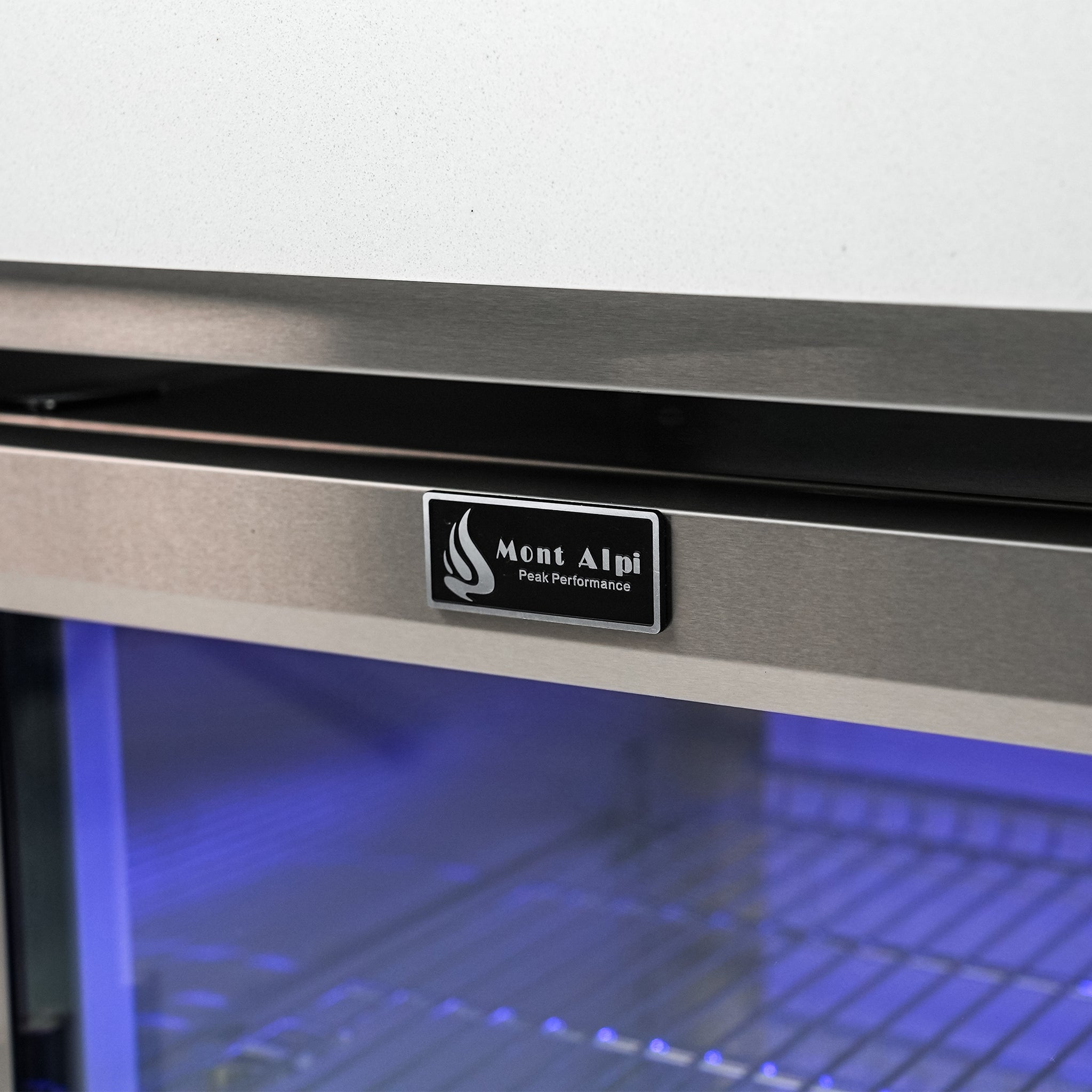 805 8 ft. Black Stainless Steel 6-Burner Outdoor Kitchen Island with 90-Degree Corner and Beverage Center