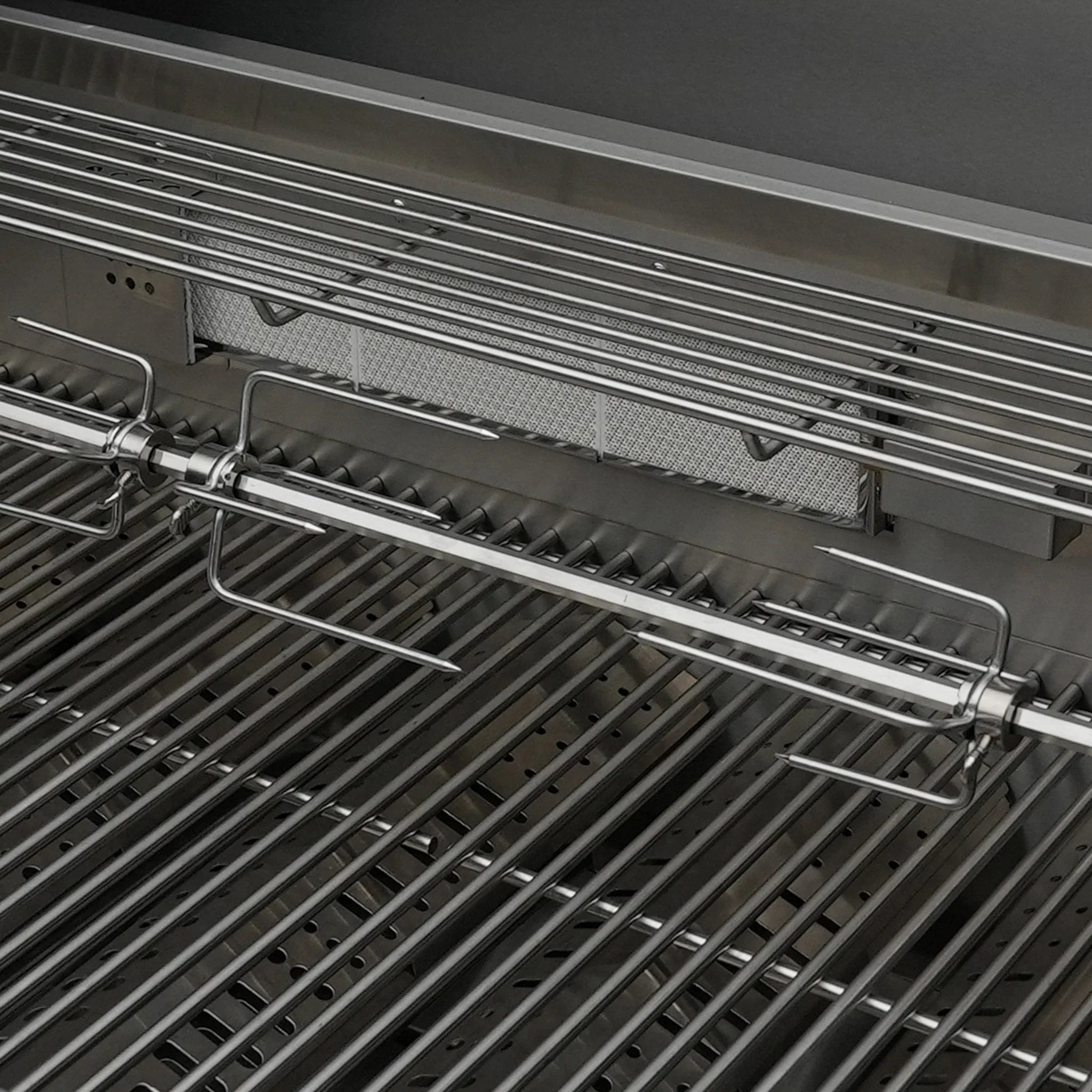 805 Deluxe Stainless Steel 6-Burner Outdoor Kitchen Island with 90-Degree Corner