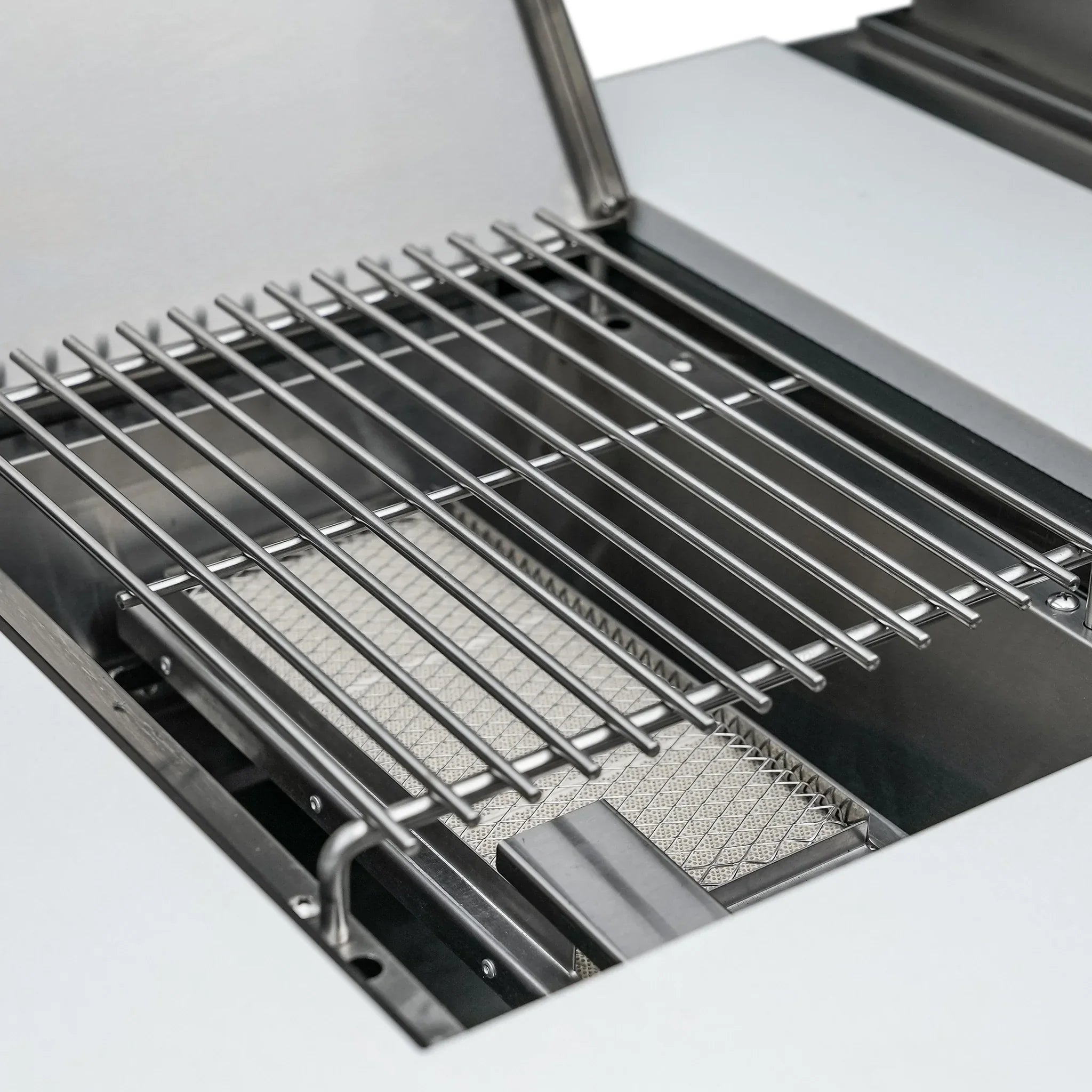 805 Deluxe 11 ft. Stainless Steel 6-Burner Outdoor Kitchen Island with Beverage Center