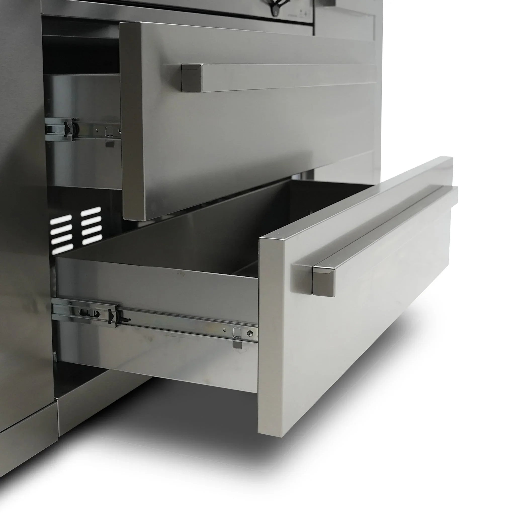 805 12 ft. Stainless Steel 6-Burner Outdoor Kitchen Island with Kegerator