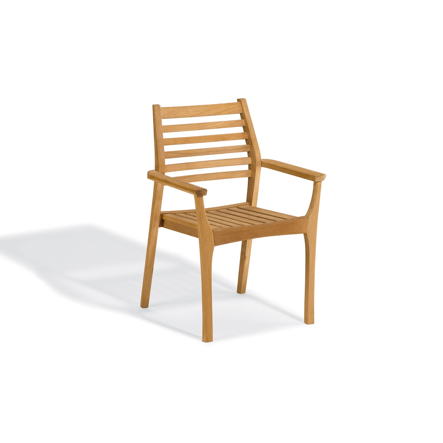 Mera Teak Stacking Armchair by Oxford Garden