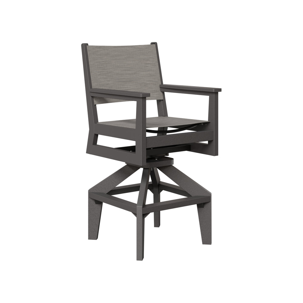 Mayhew Sling Swivel Bar Chair