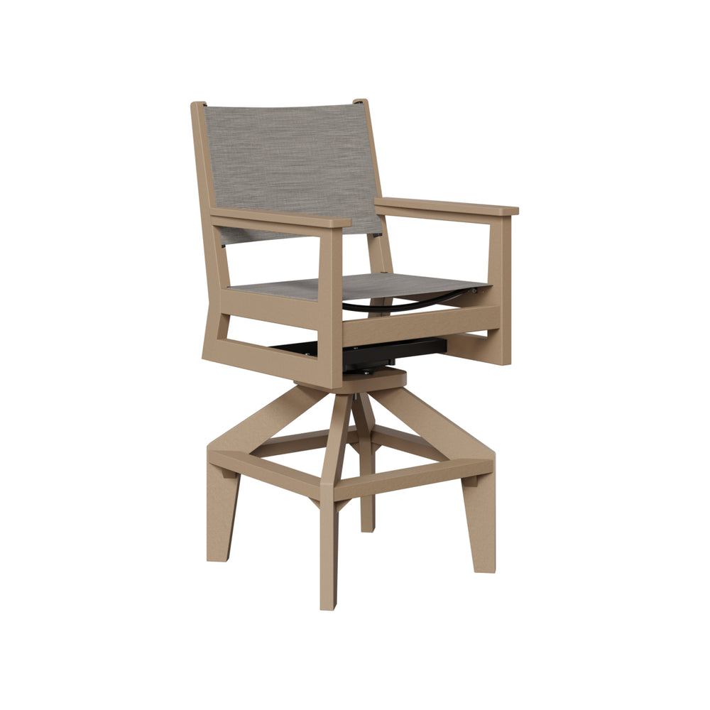 Mayhew Sling Swivel Bar Chair