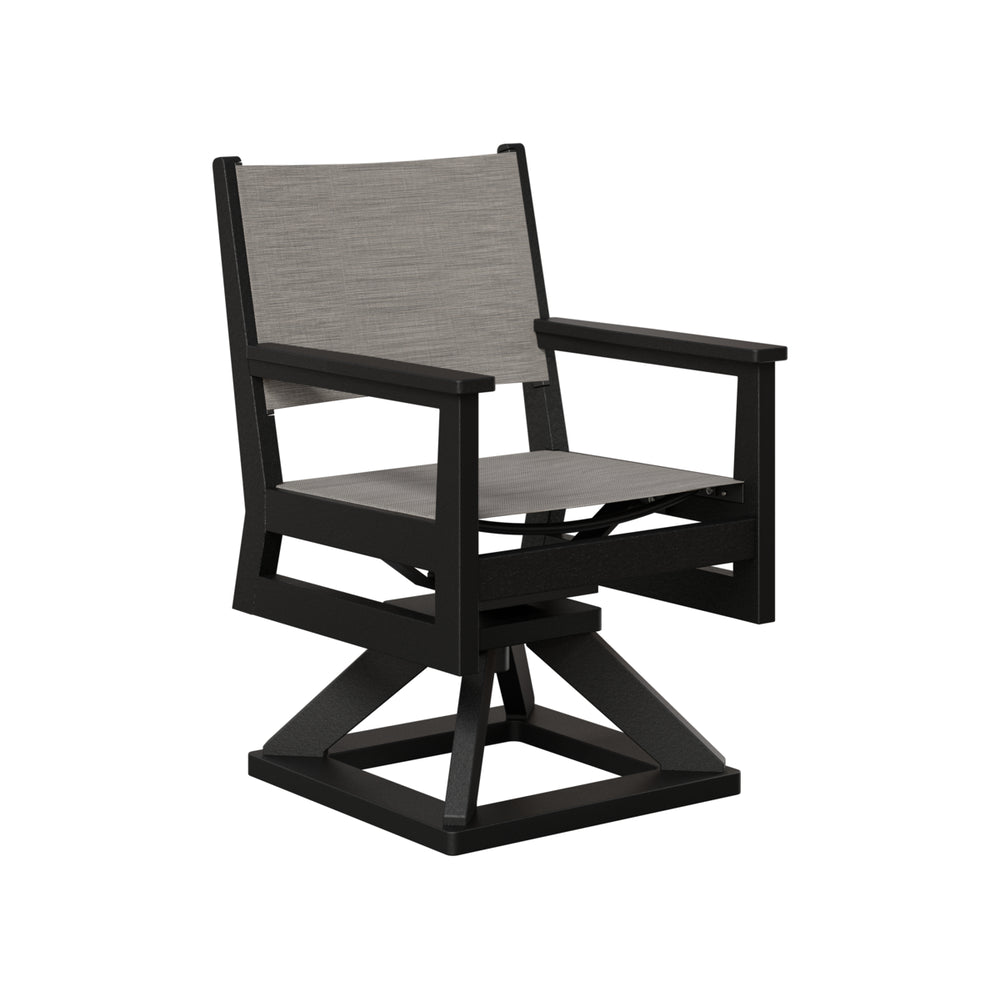 Mayhew Sling Swivel Rocker Dining Chair