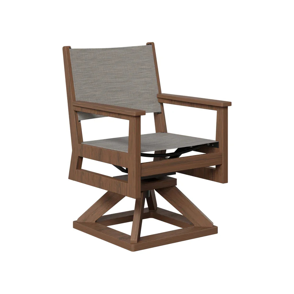Mayhew Sling Swivel Rocker Dining Chair